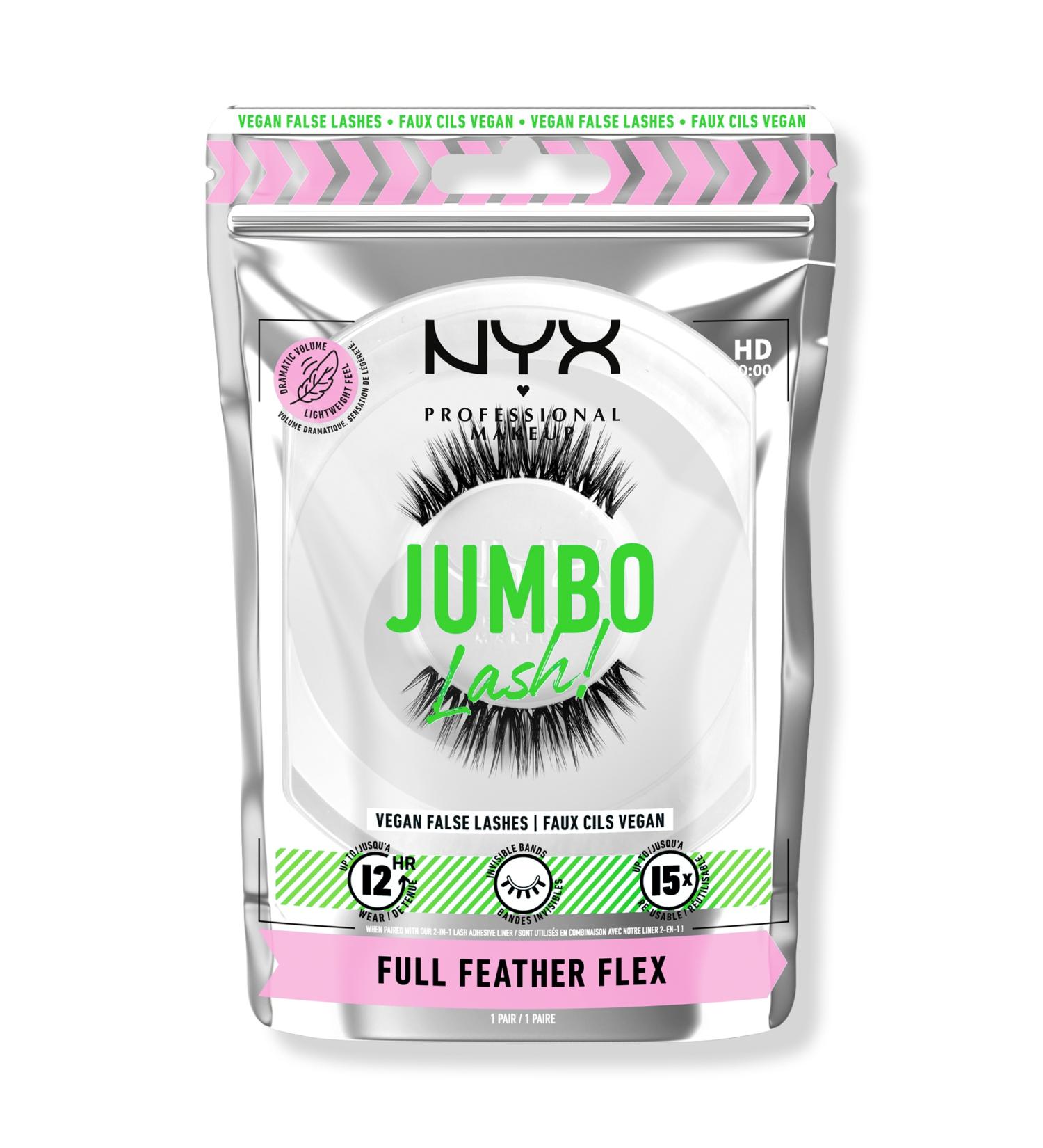 NYX Professional Makeup Jumbo Lash Volumizing False Lash - Full Feather Flex 1 ct - Discover Premium Quality Shop now! - Buy Online on GoSupps.com