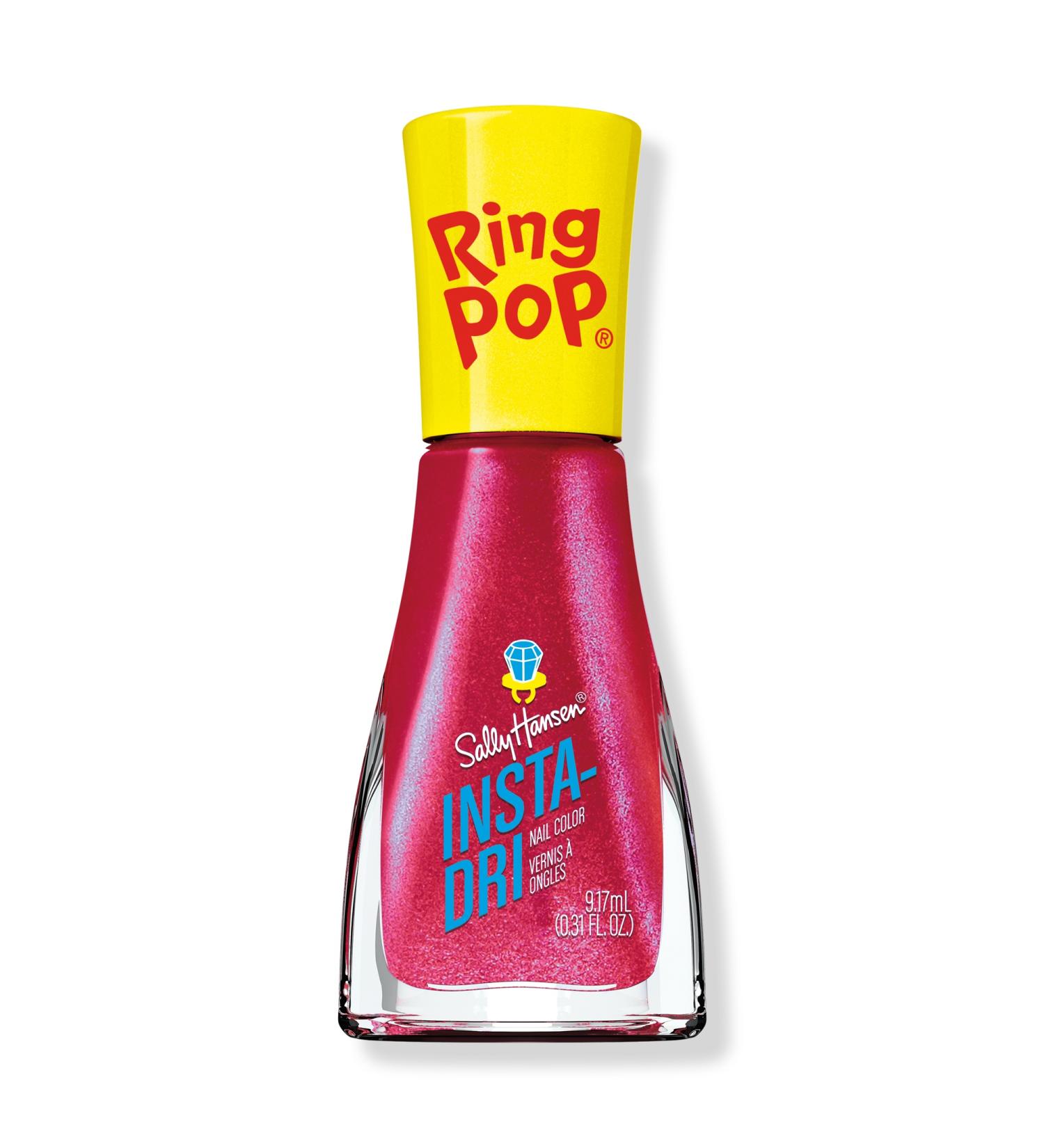 Discover Sally Hansen Insta-Dri x Ring Pop Nail Polish Collection Bling Pop (pink polish with subtle blue shimmer) - Elevate Your Style Instantly! - Buy Online on GoSupps.com