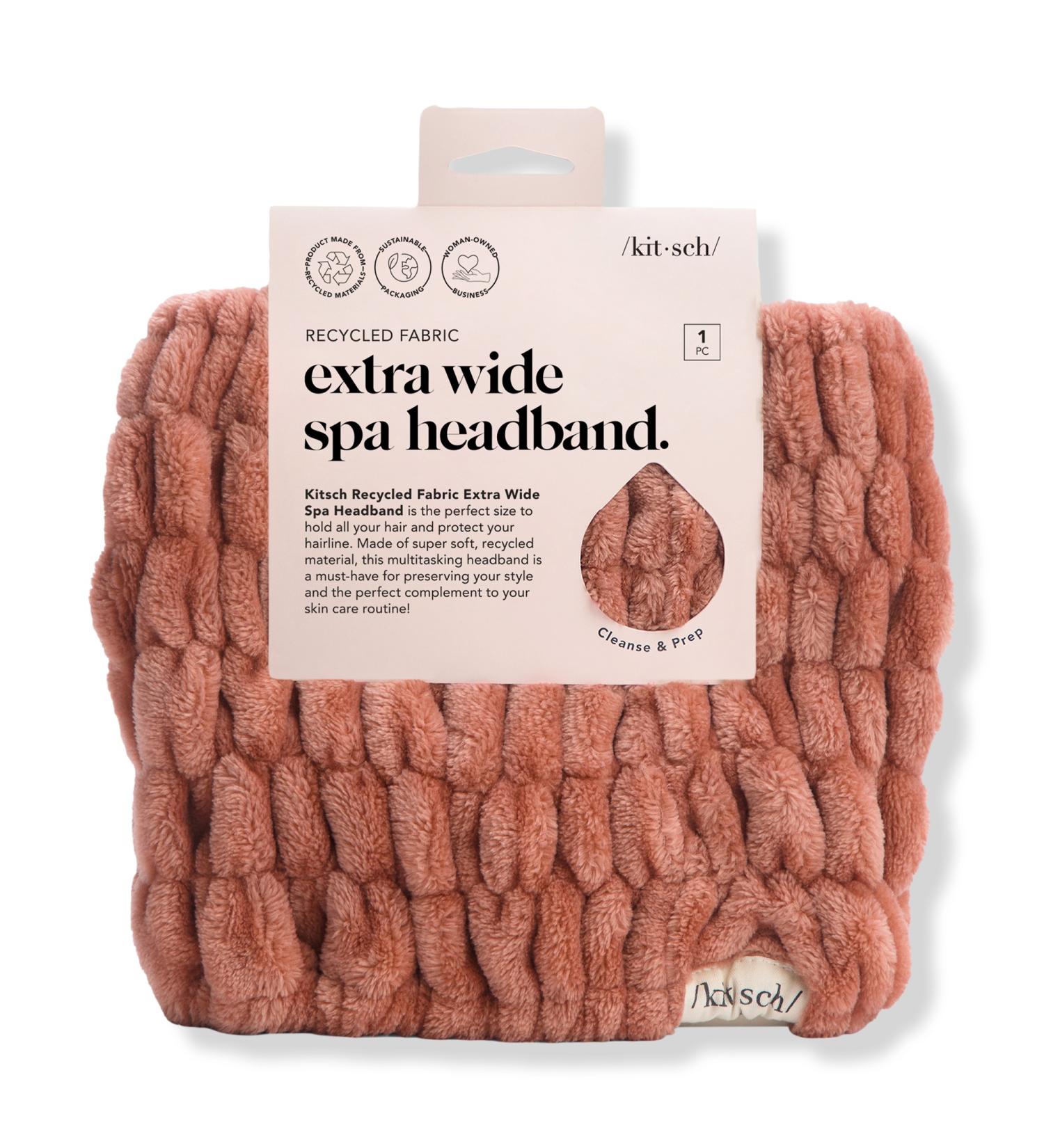 Kitsch Recycled Fabric Extra Wide Spa Headband - Transform Your Style with the Best Innovation Today! - Buy Online on GoSupps.com