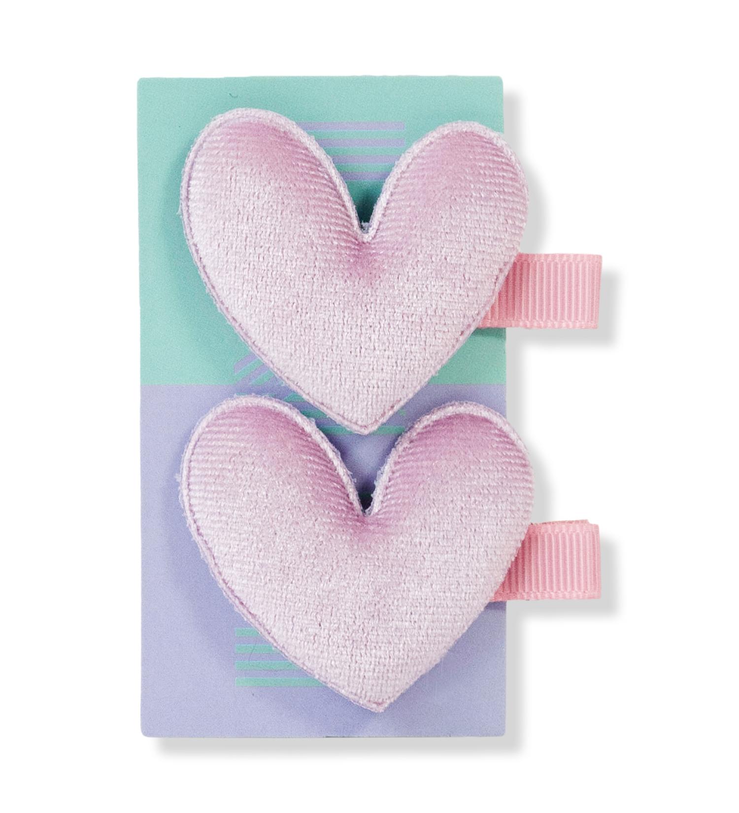 Locks & Mane 'The Izzy' Velvet Heart GRWM Barrette Set - Discover Premium Quality Shop now! - Buy Online on GoSupps.com