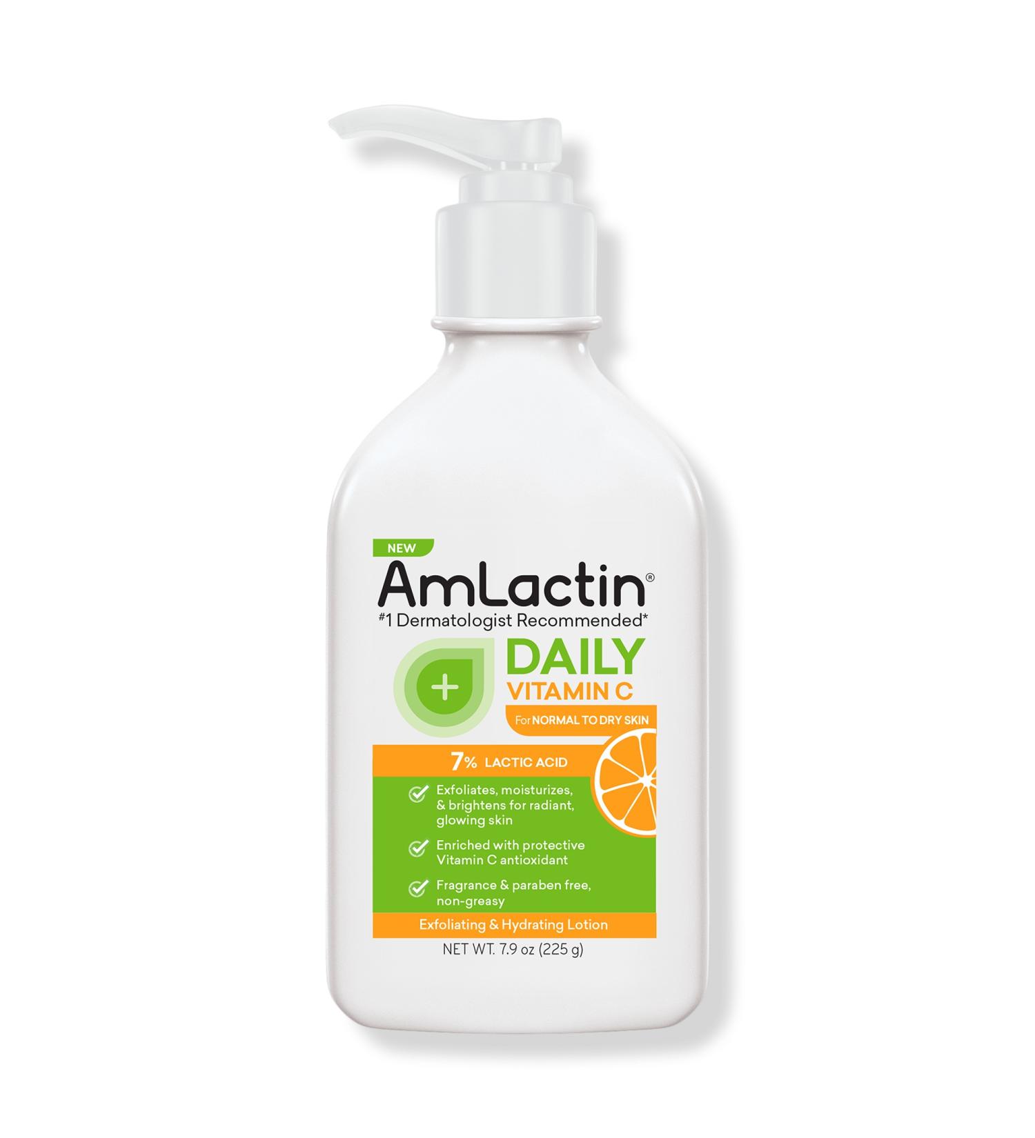 Discover AmLactin Daily Vitamin C Lotion with 7% Lactic Acid AHA 7.9 oz - Elevate Your Style Instantly! - Buy Online on GoSupps.com