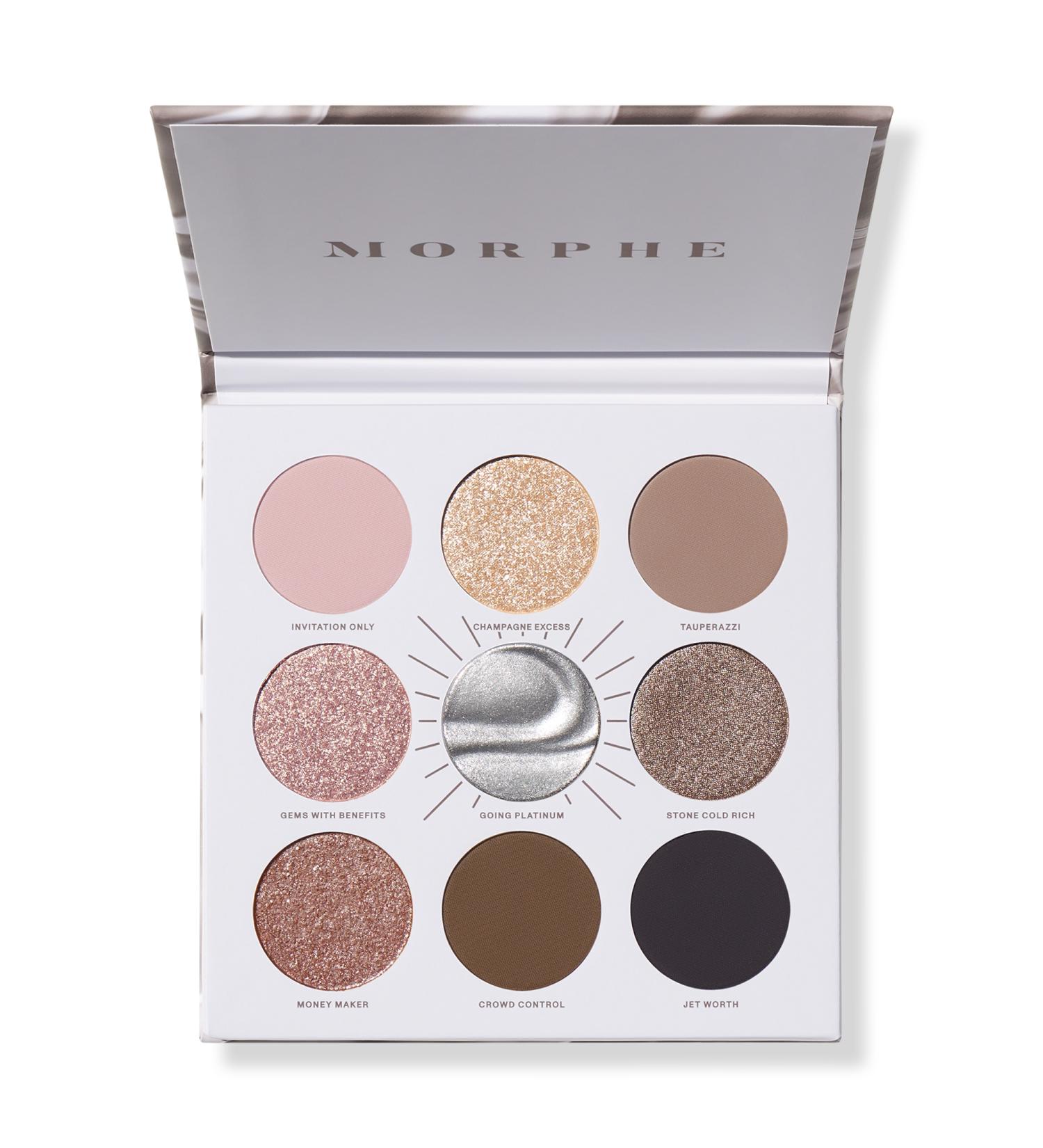 Morphe Rich & Foiled Going Platinum Eyeshadow Palette - Transform Your Style with the Best Innovation Today! - Buy Online on GoSupps.com