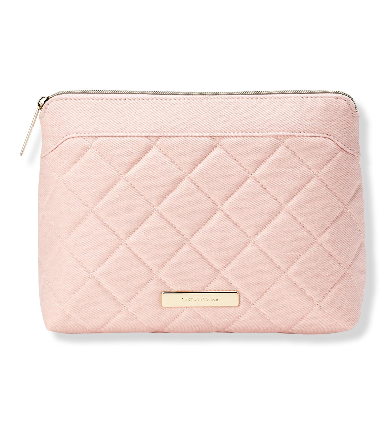 Discover Tartan + Twine Pink Denim Quilted Clutch - Elevate Your Style Instantly! - Buy Online on GoSupps.com