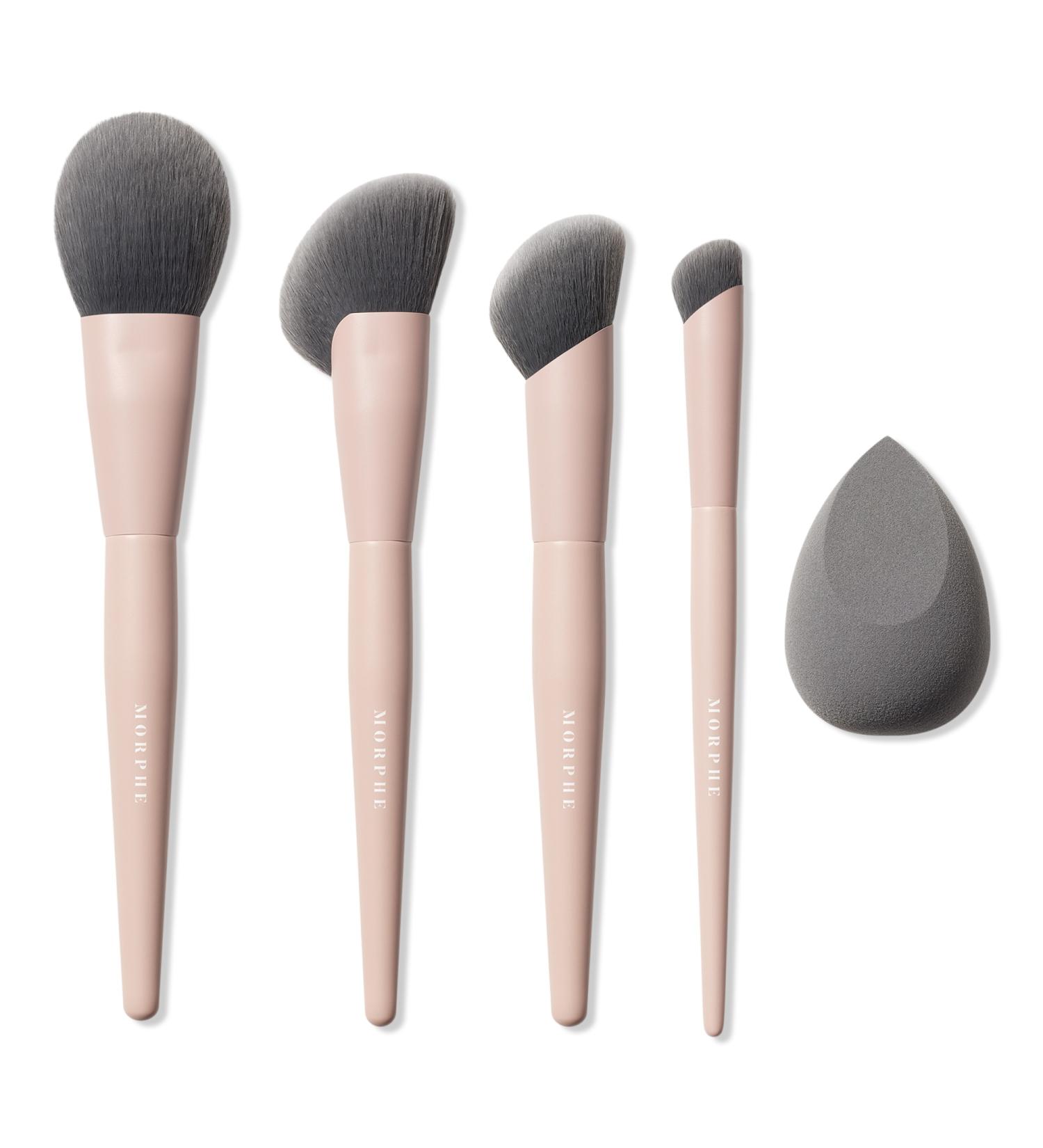 Morphe Face Shaping Essentials Bamboo & Charcoal-Infused Face Brush Set - Transform Your Style with the Best Innovation Today! - Buy Online on GoSupps.com