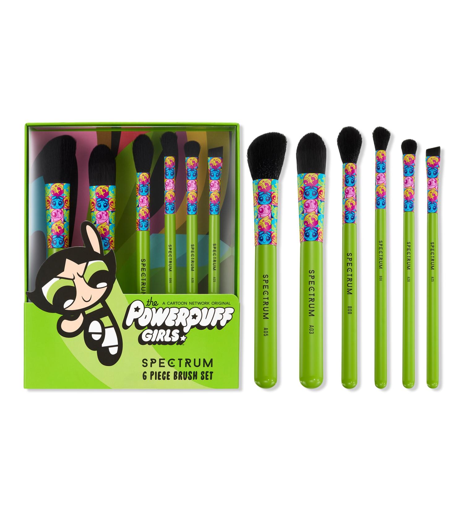 Discover Spectrum The Powerpuff Girls Buttercup 6-Piece Makeup Brush Set - Elevate Your Style Instantly! - Buy Online on GoSupps.com