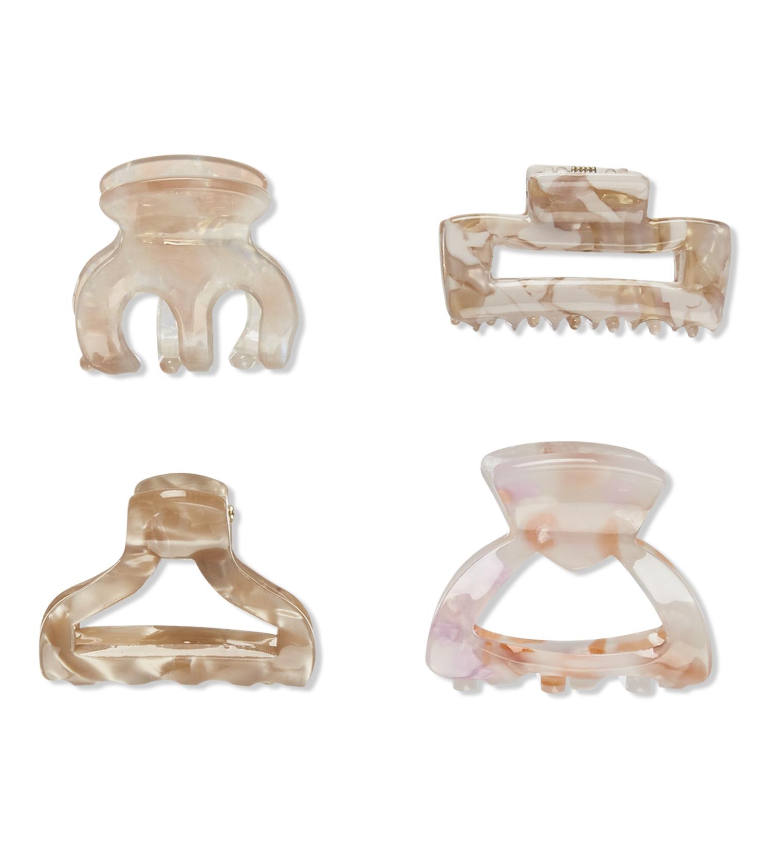 Discover ScÃ¼nci PRIMP Mix Acrylic Claw Clips - Pink 4 ct - Elevate Your Style Instantly! - Buy Online on GoSupps.com