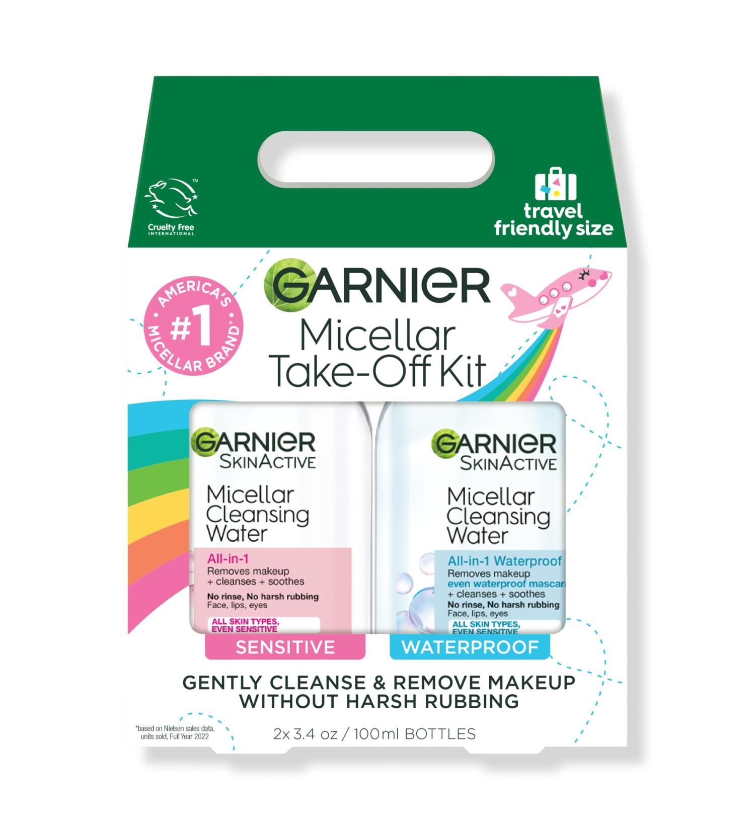 Discover Garnier SkinActive Micellar Cleansing Water Travel Take-Off Kit - Elevate Your Style Instantly! - Buy Online on GoSupps.com