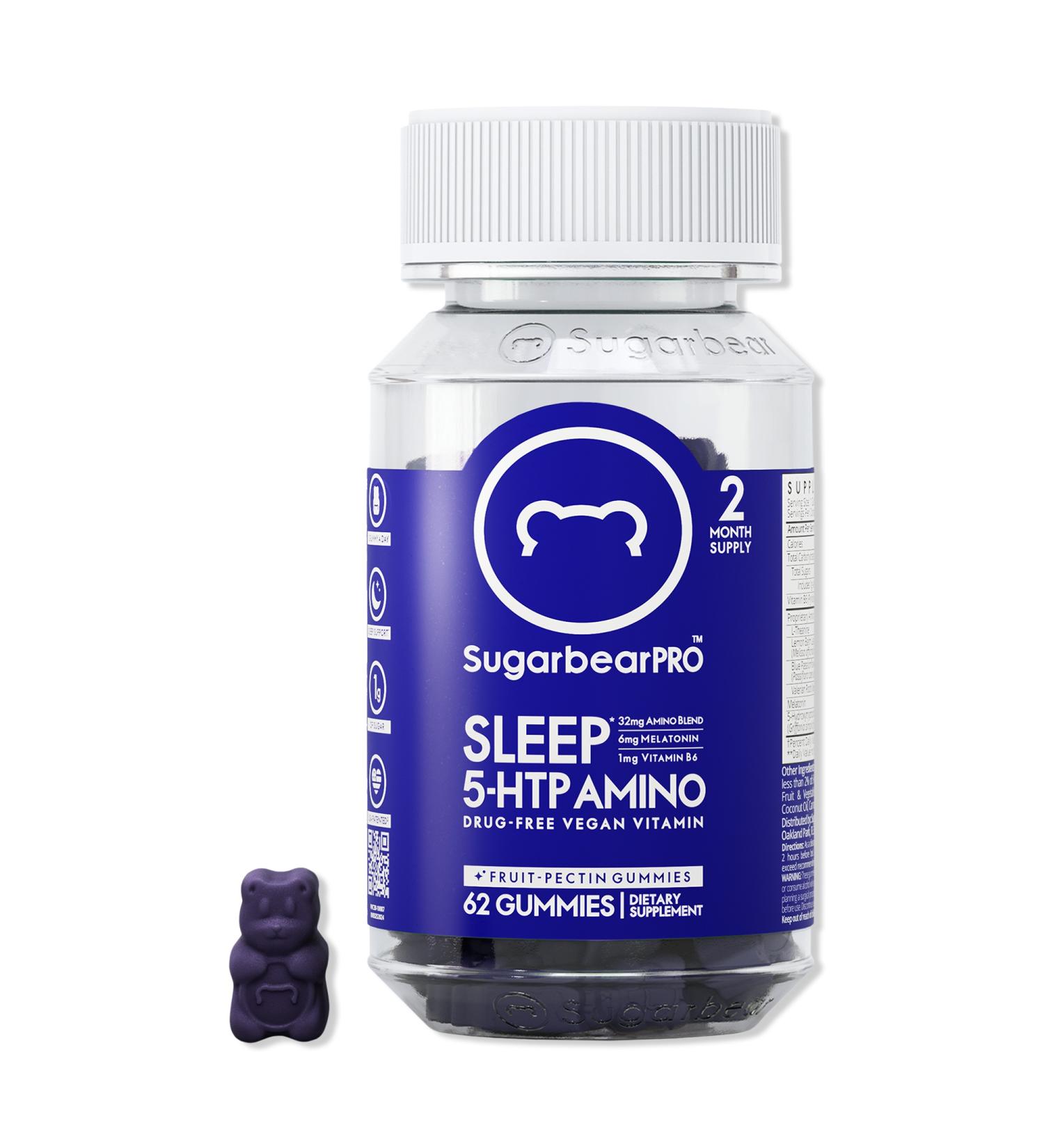Sugarbear Sleep Deep 5-HTP Vitamins 62 ct - Transform Your Style with the Best Innovation Today! - Buy Online on GoSupps.com