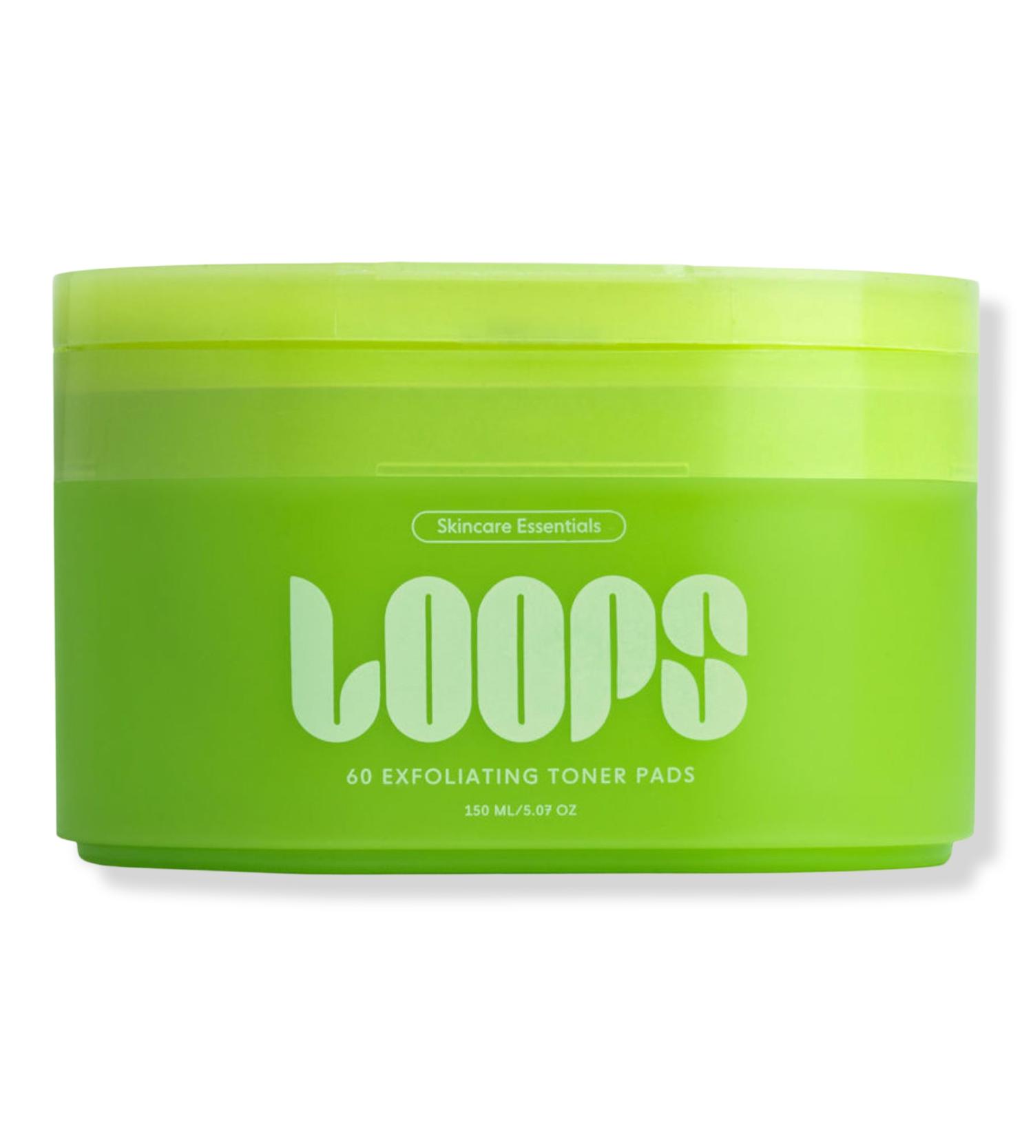 Discover LOOPS Exfoliating Toner Biodegradable Skincare Pads 60 ct - Elevate Your Style Instantly! - Buy Online on GoSupps.com