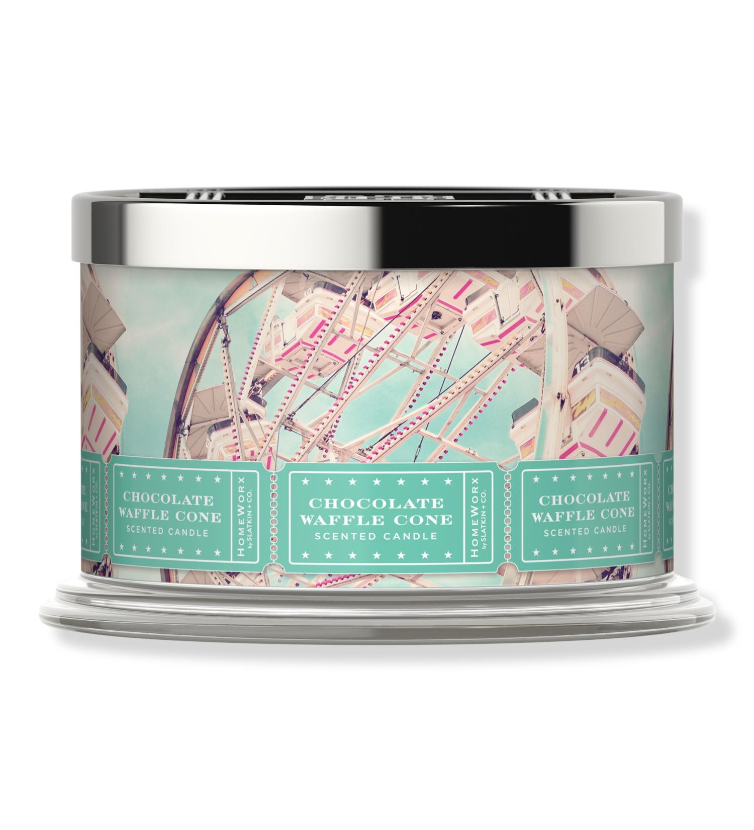 Discover HomeWorx Chocolate Waffle Cone 4-Wick Scented Candle - Elevate Your Style Instantly! - Buy Online on GoSupps.com