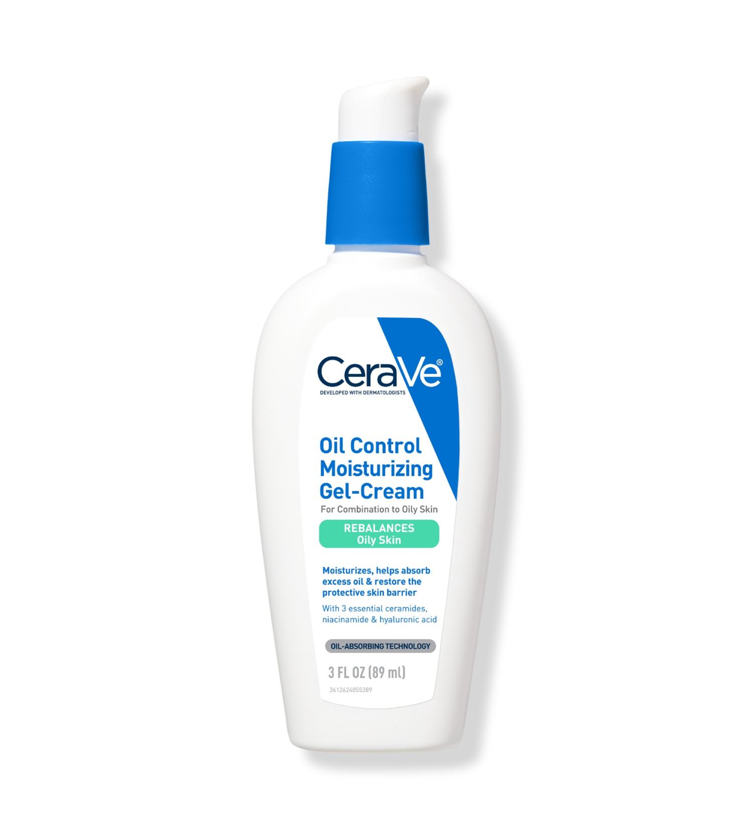 Discover CeraVe Oil Control Moisturizing Gel-Cream Face Moisturizer for Oily Skin 3.0 oz - Elevate Your Style Instantly! - Buy Online on GoSupps.com