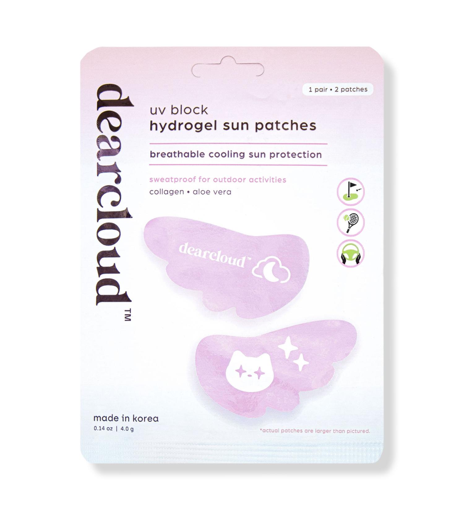 dearcloud UV Block Hydrogel Sun Patches 0.14 oz - Discover Premium Quality Shop now! - Buy Online on GoSupps.com