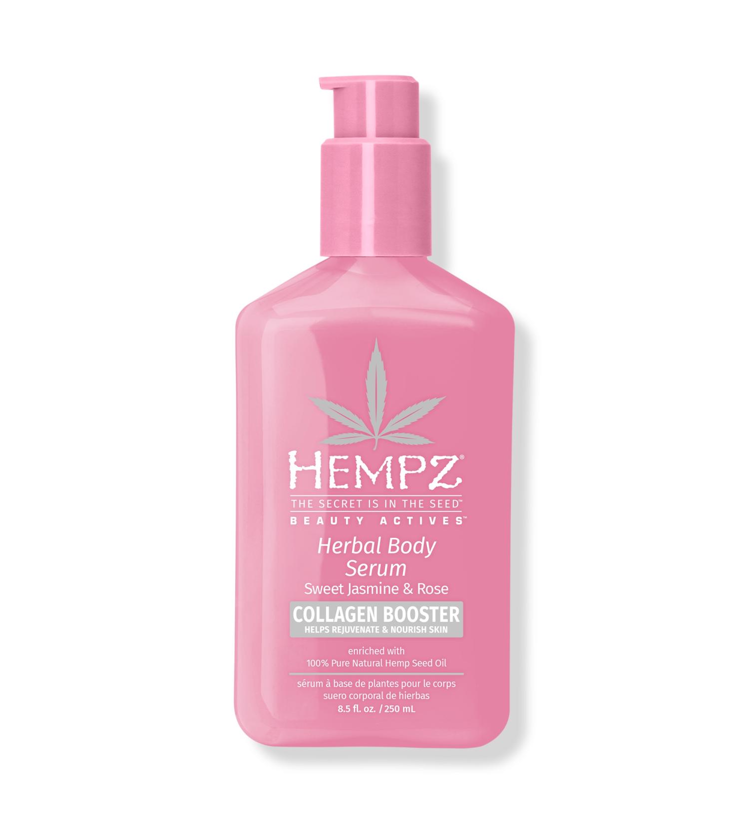 Hempz Sweet Jasmine and Rose Herbal Body Serum with Plant Collagen 8.5 oz - Transform Your Style with the Best Innovation Today! - Buy Online on GoSupps.com