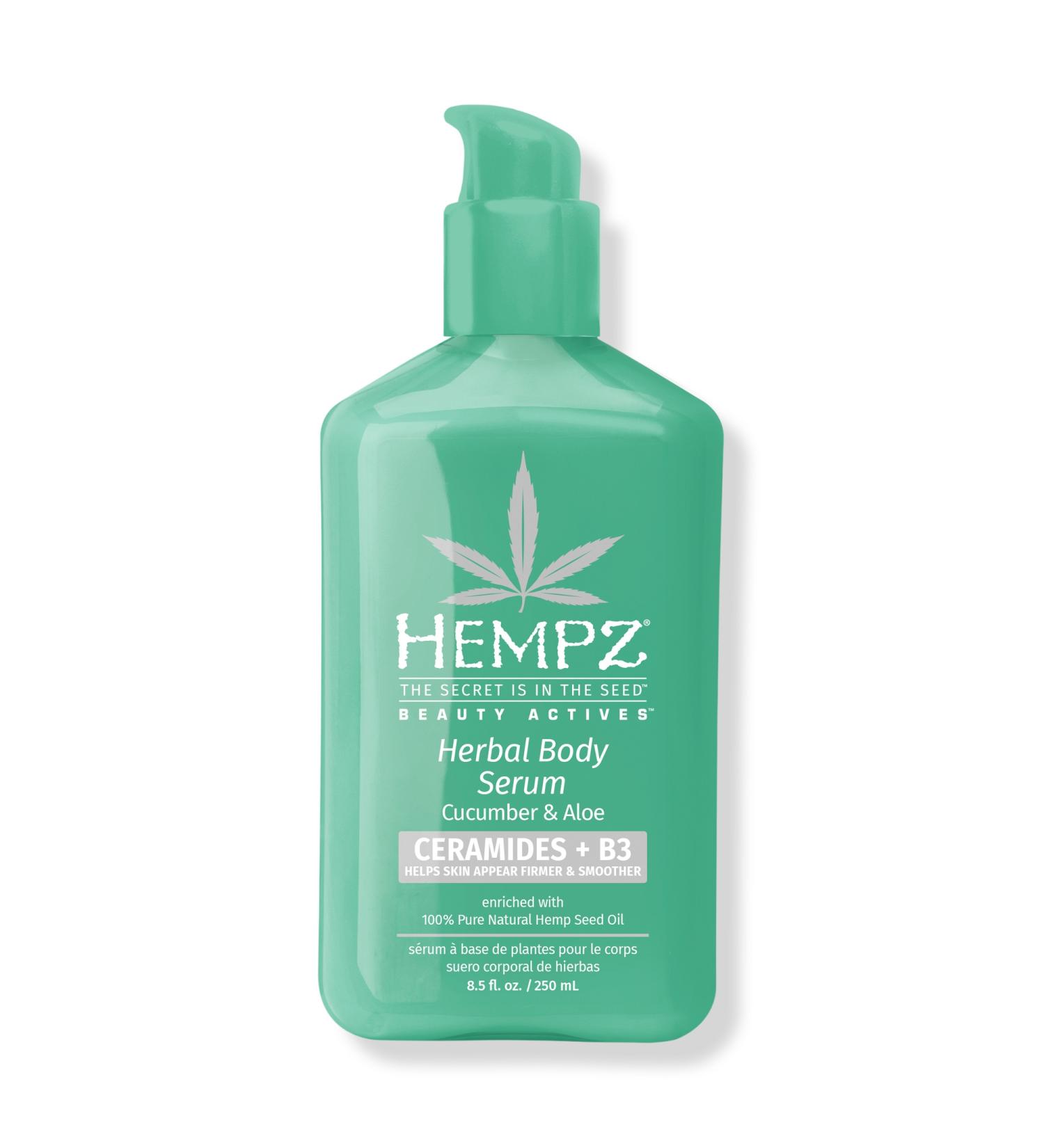 Discover Hempz Cucumber and Aloe Herbal Body Serum With Ceramides & B3 8.5 oz - Elevate Your Style Instantly! - Buy Online on GoSupps.com