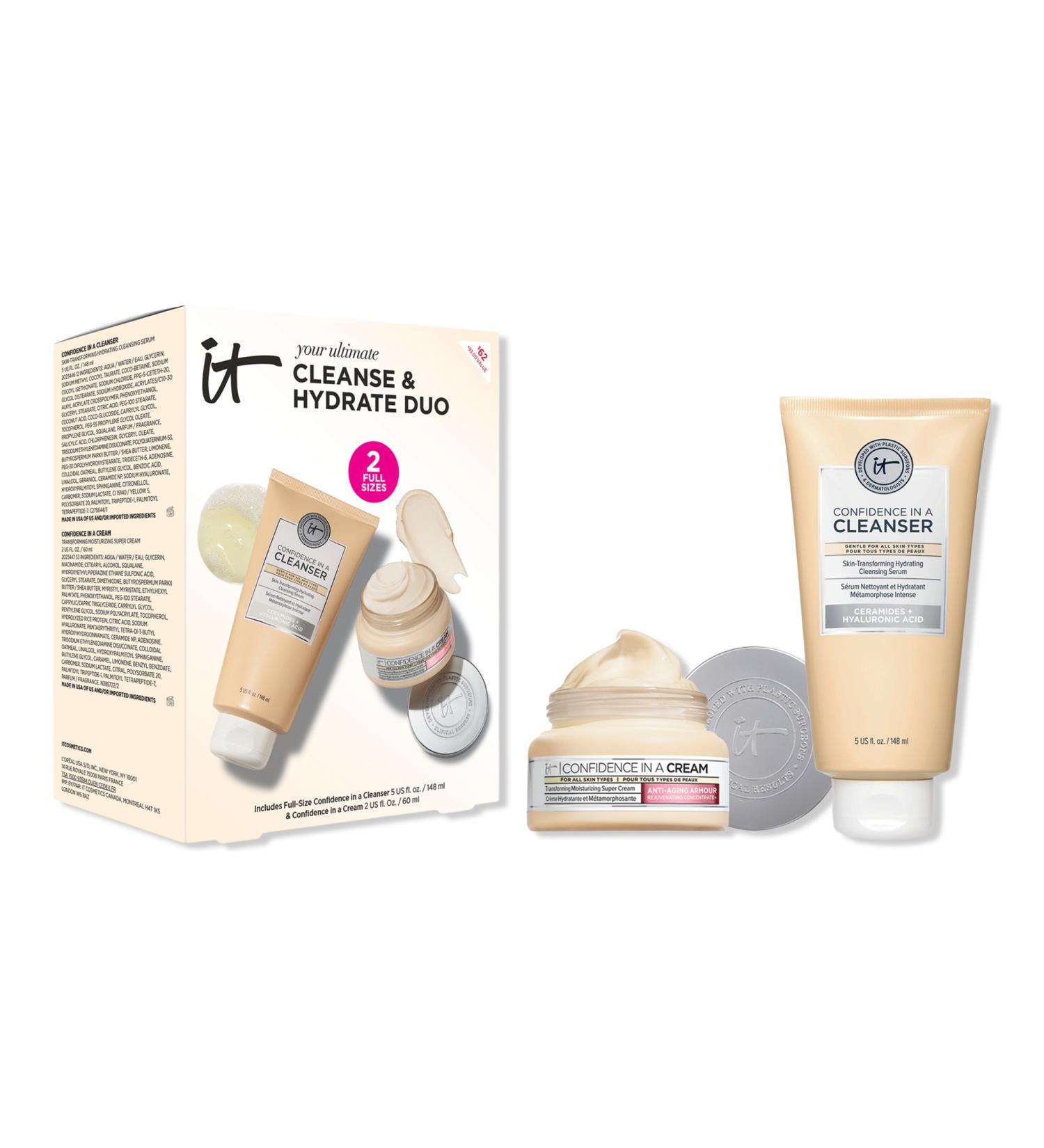 Discover IT Cosmetics Your Ultimate Cleanse & Hydrate Duo - Elevate Your Style Instantly! - Buy Online on GoSupps.com