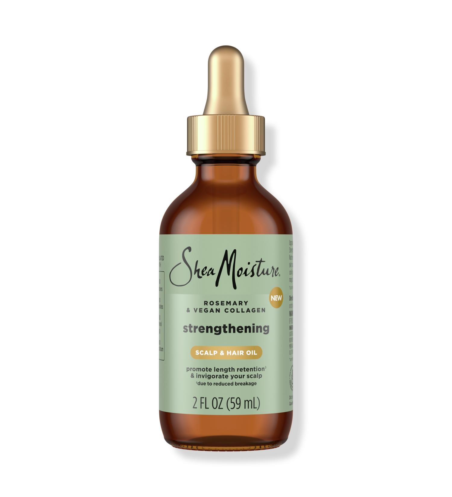 Discover SheaMoisture Rosemary & Vegan Collagen Strengthening Scalp & Hair Oil 2.0 oz oz - Elevate Your Style Instantly! - Buy Online on GoSupps.com
