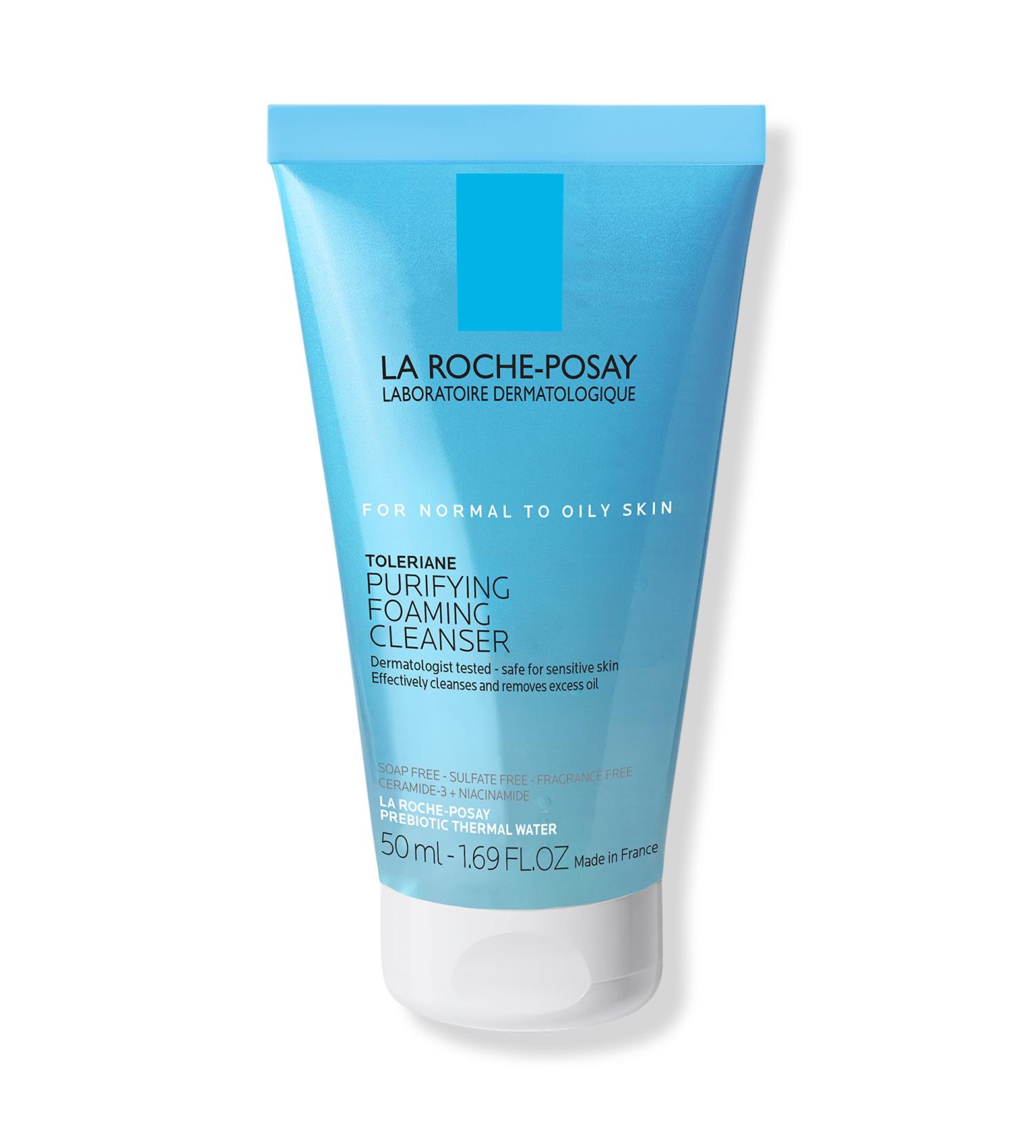 La Roche-Posay Travel Size Toleriane Purifying Foaming Face Wash for Oily Skin 1.69 oz - Transform Your Style with the Best Innovation Today! - Buy Online on GoSupps.com
