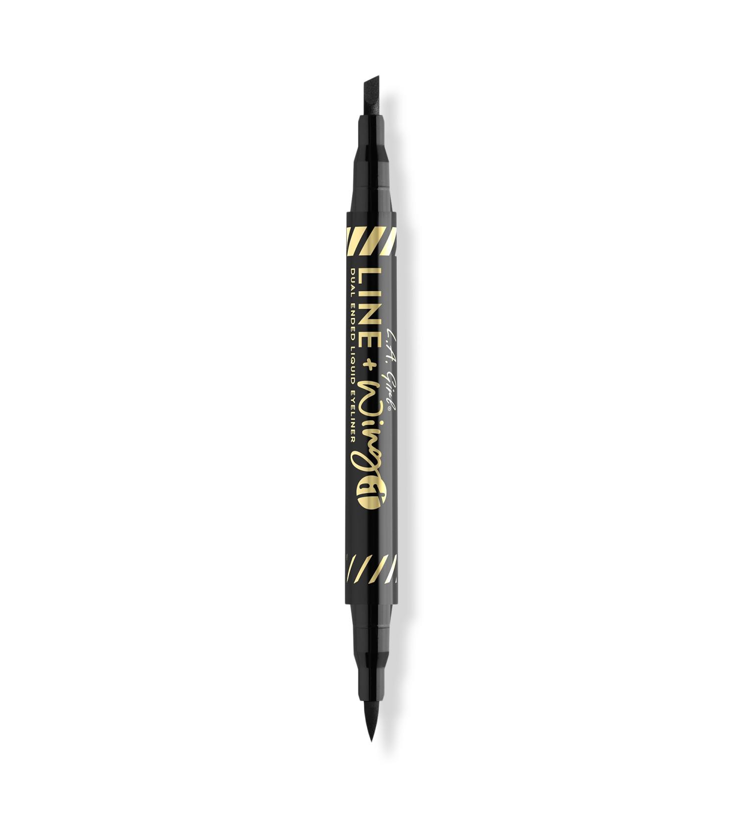 Discover L.A. Girl Line + Wing It Dual Ended Liquid Liner Black - Elevate Your Style Instantly! - Buy Online on GoSupps.com