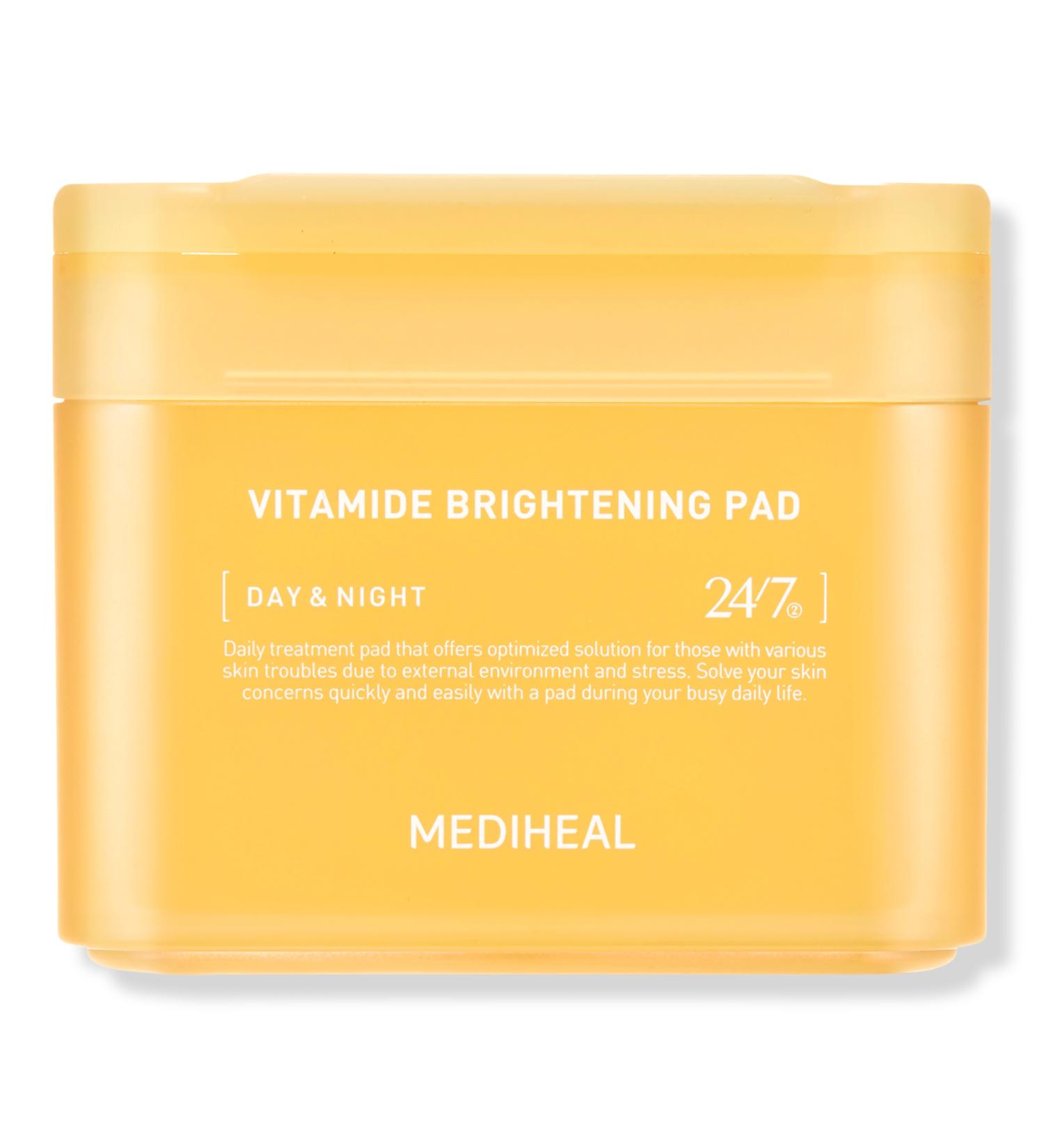 MEDIHEAL Vitamide Brightening Pad 100 ct - Transform Your Style with the Best Innovation Today! - Buy Online on GoSupps.com