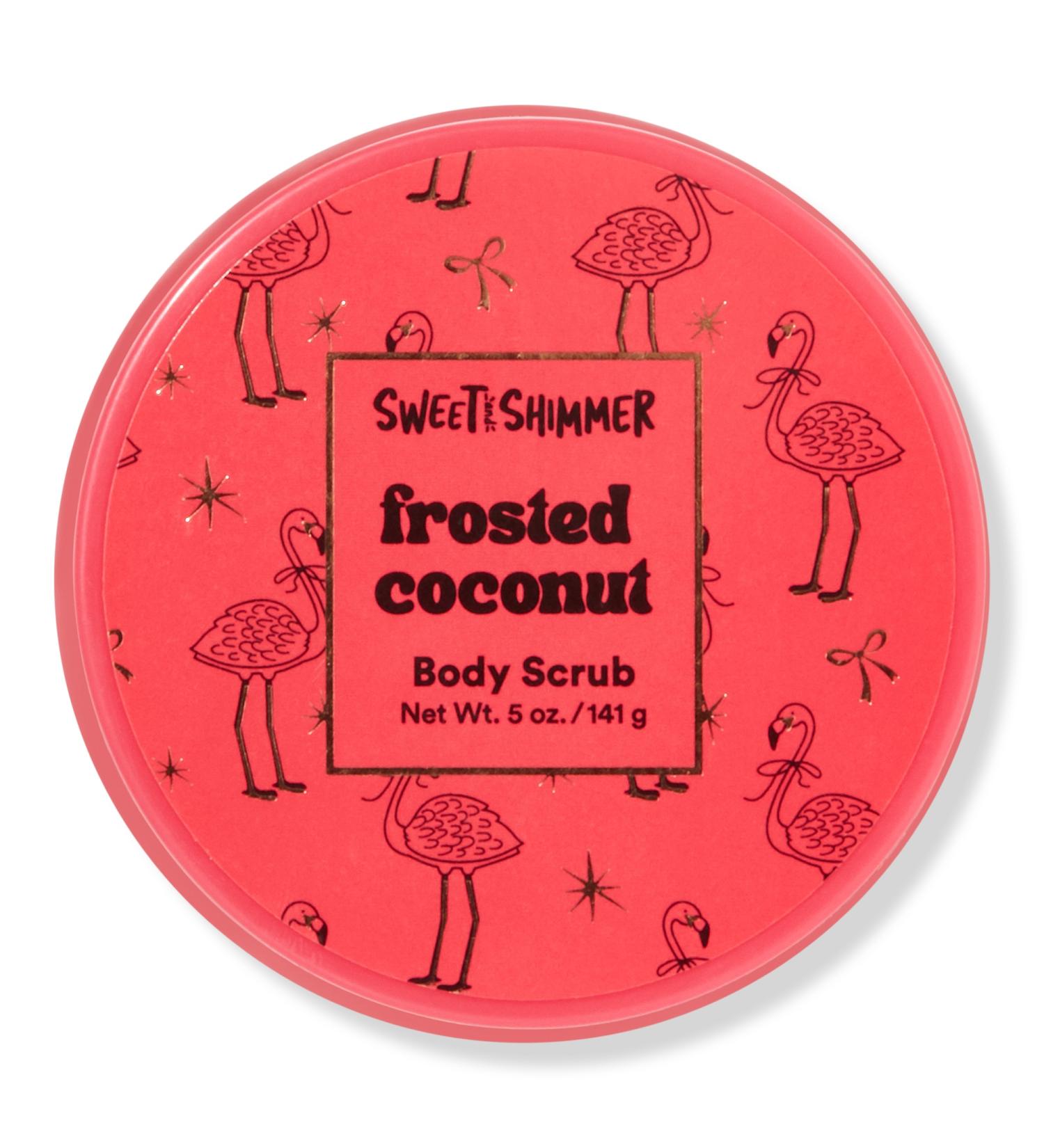 Discover Sweet & Shimmer Frosted Coconut Body Scrub 5.0 oz - Elevate Your Style Instantly! - Buy Online on GoSupps.com