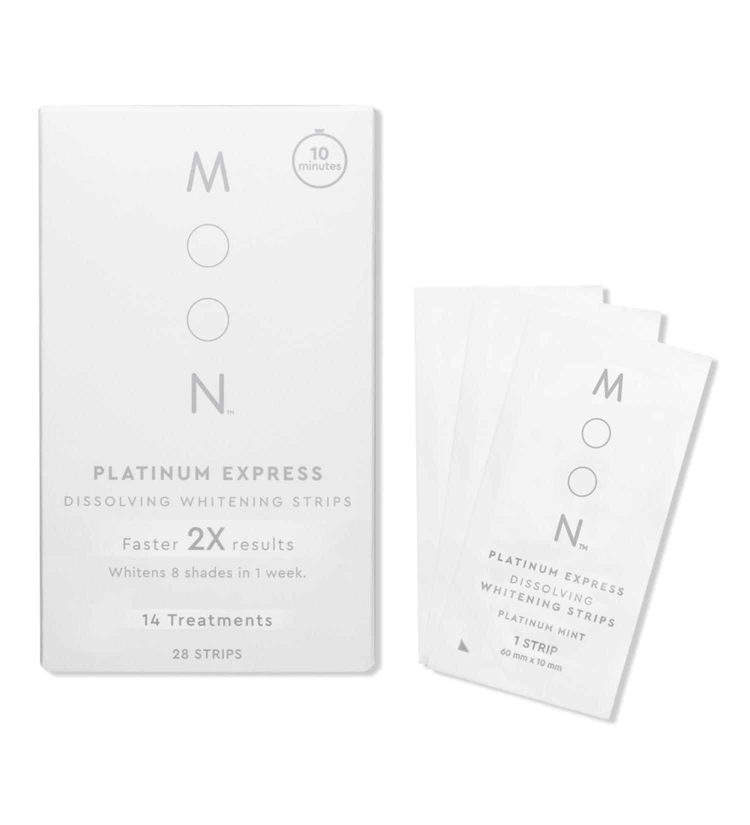 Discover Moon Platinum Dissolving Whitening Strips 28 ct - Elevate Your Style Instantly! - Buy Online on GoSupps.com