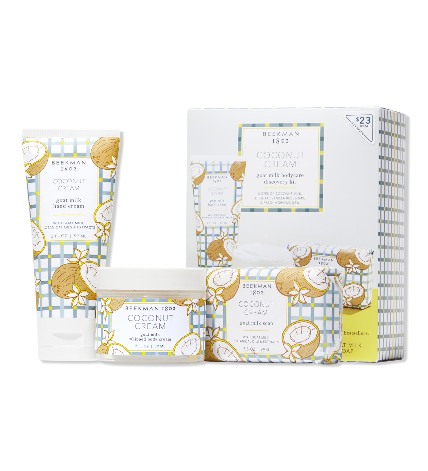 Beekman 1802 Coconut Cream Goat Milk Bodycare Trio - Transform Your Style with the Best Innovation Today! - Buy Online on GoSupps.com