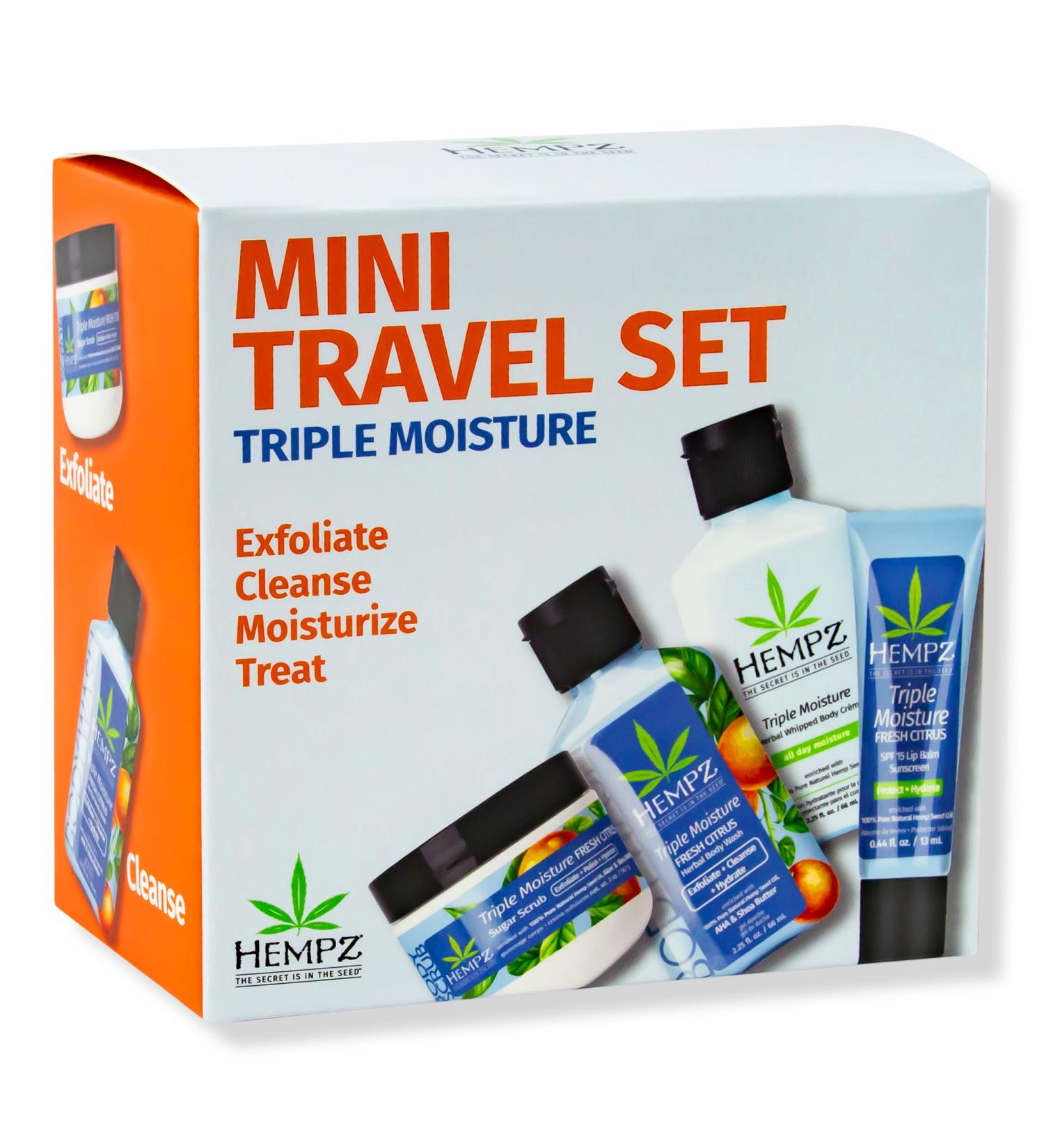 Hempz Triple Moisture Mini Travel Set - Transform Your Style with the Best Innovation Today! - Buy Online on GoSupps.com