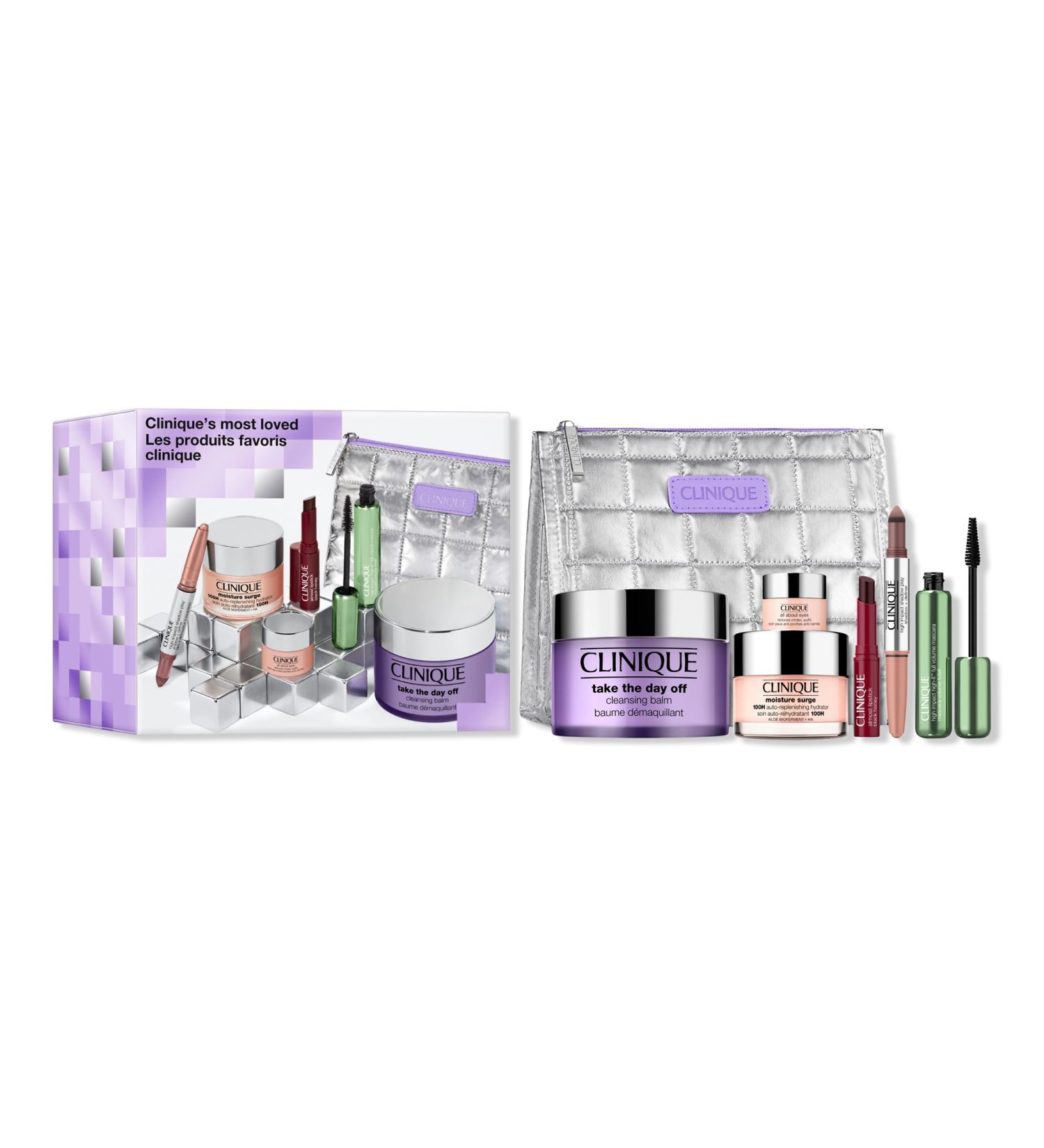 Clinique Clinique's Most Loved Skincare + Makeup Set for $65 with any Clinique purchase - Transform Your Style with the Best Innovation Today! - Buy Online on GoSupps.com