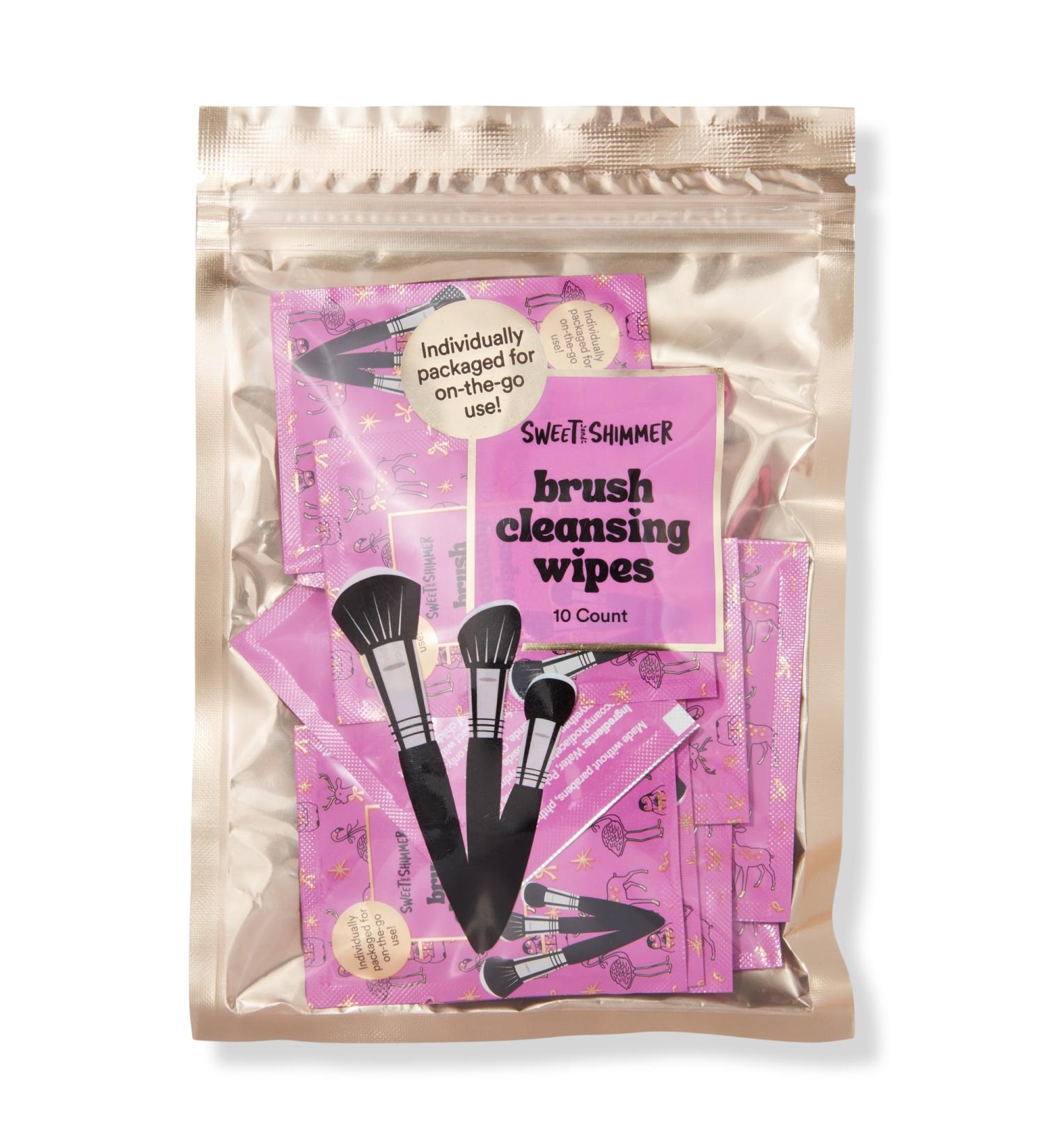 Sweet & Shimmer Makeup Brush Cleaning Wipes 10 ct - Transform Your Style with the Best Innovation Today! - Buy Online on GoSupps.com
