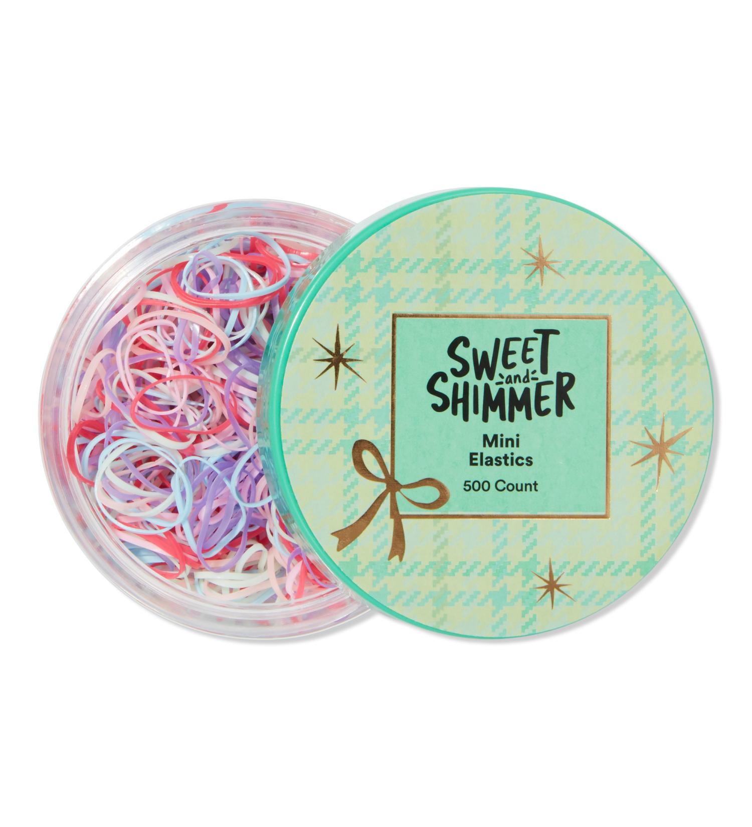 Sweet & Shimmer Mini Hair Elastics 500 ct
