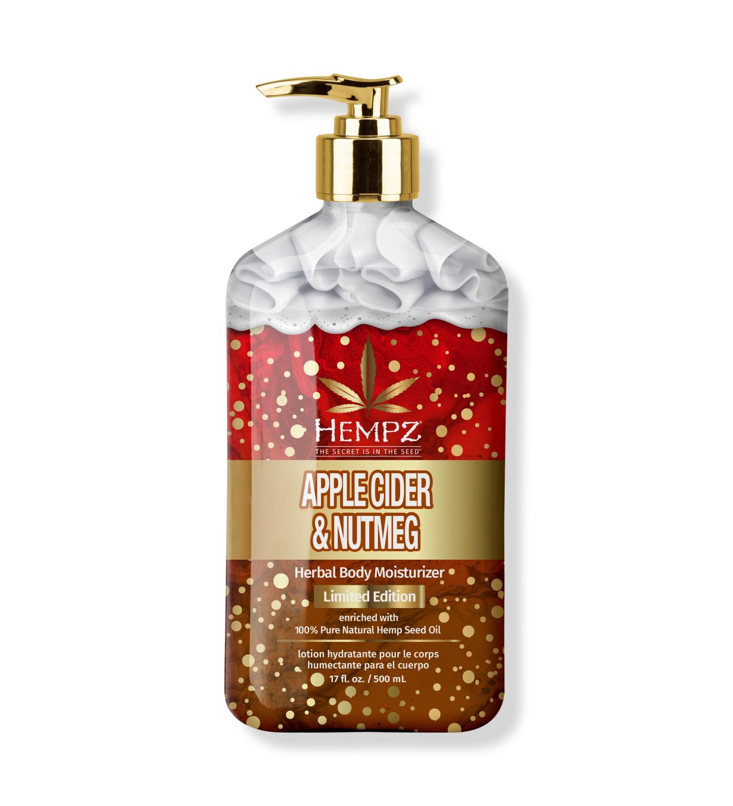 Hempz Limited Edition Apple Cider & Nutmeg Herbal Body Moisturizer 17.0 oz - Transform Your Style with the Best Innovation Today! - Buy Online on GoSupps.com