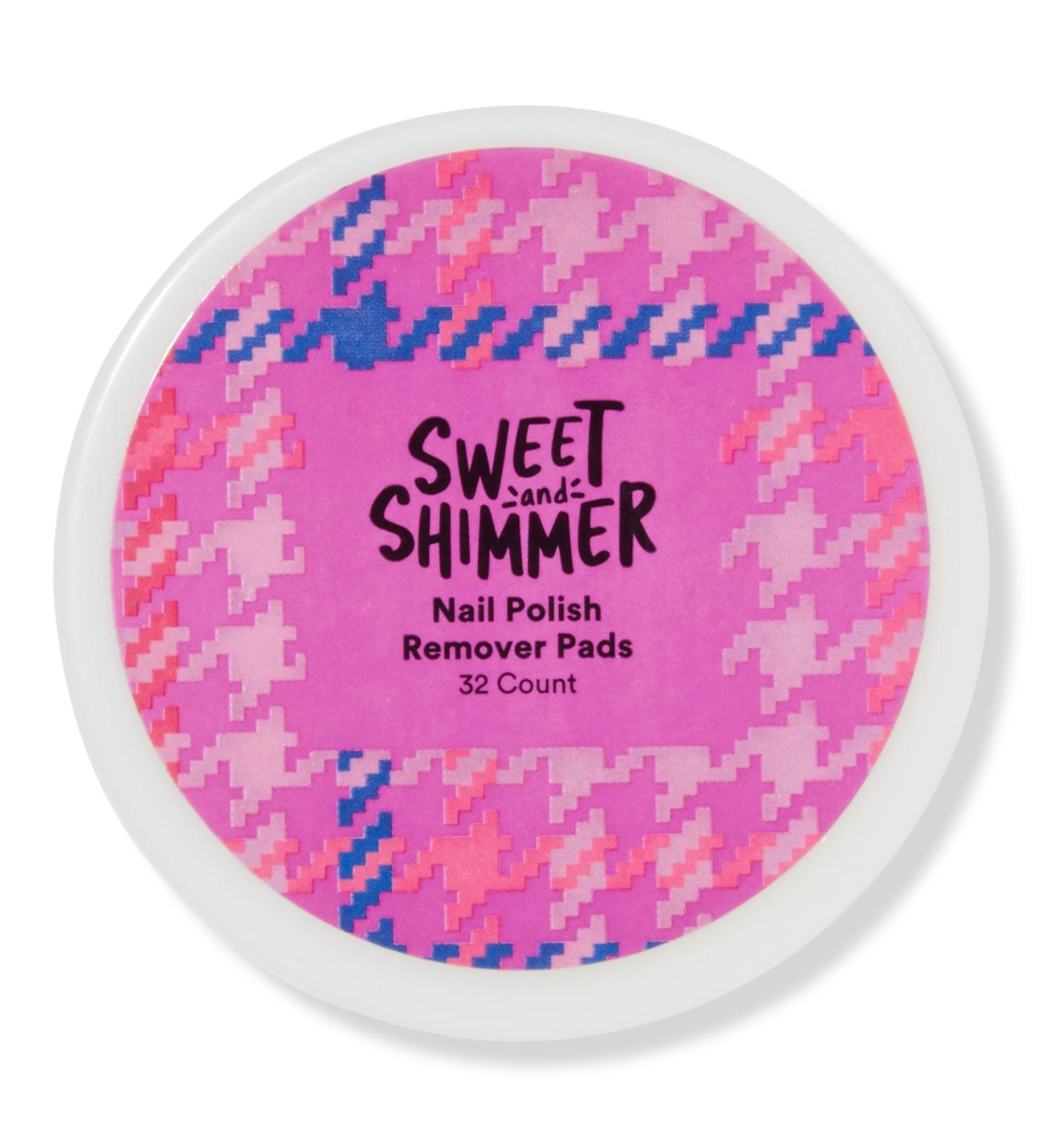 Sweet & Shimmer Nail Polish Remover Pads 32 ct