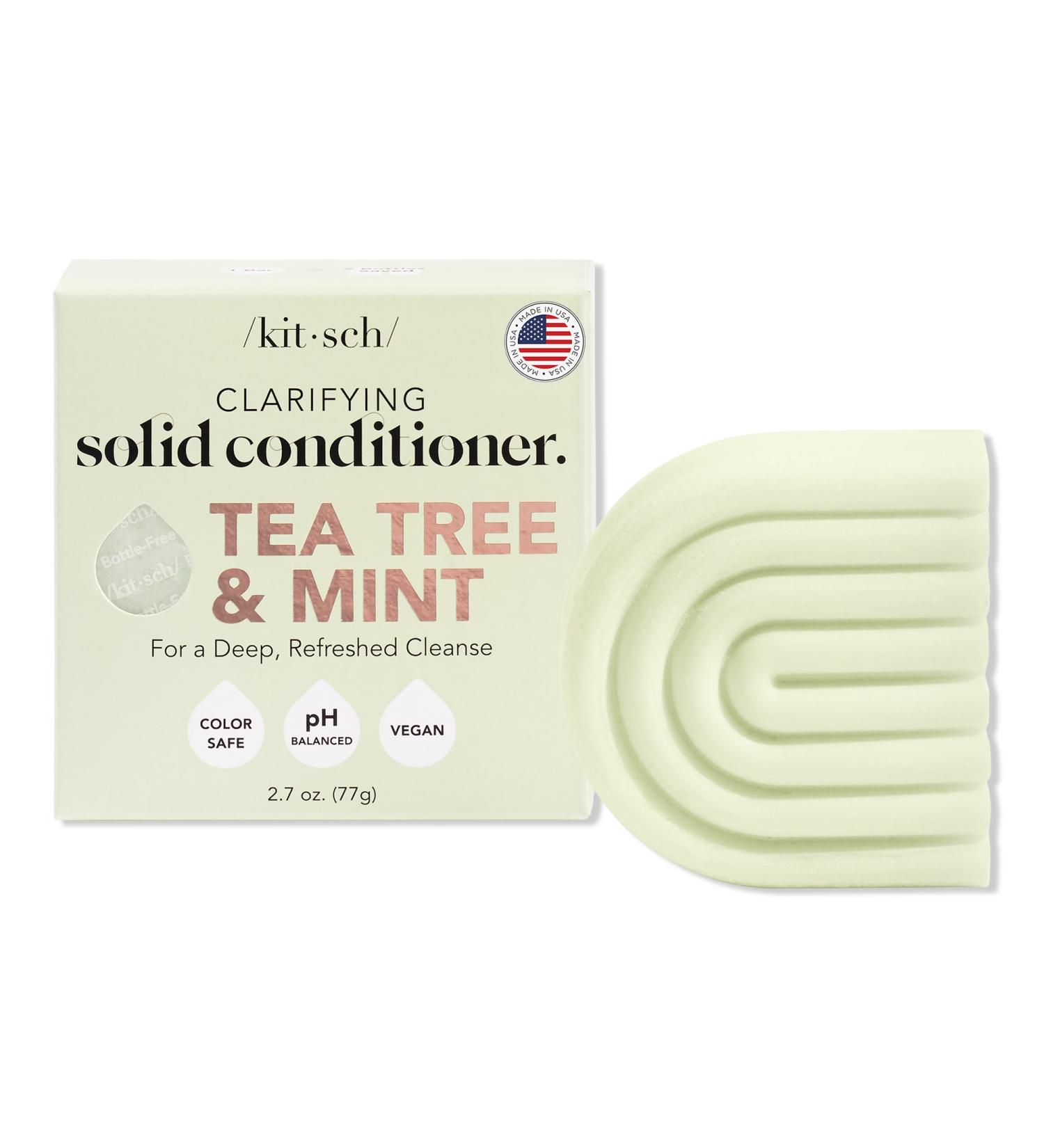 Discover Kitsch Tea Tree & Mint Clarifying Solid Conditioner Bar 3.2 oz - Elevate Your Style Instantly! - Buy Online on GoSupps.com