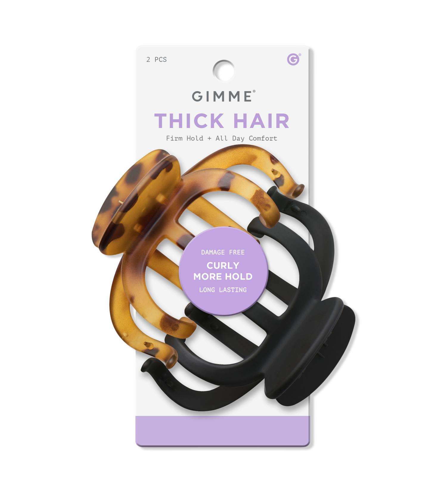 Discover GIMME beauty Thick Hair Curly Claw Clip Black/Tortoise - Elevate Your Style Instantly! - Buy Online on GoSupps.com