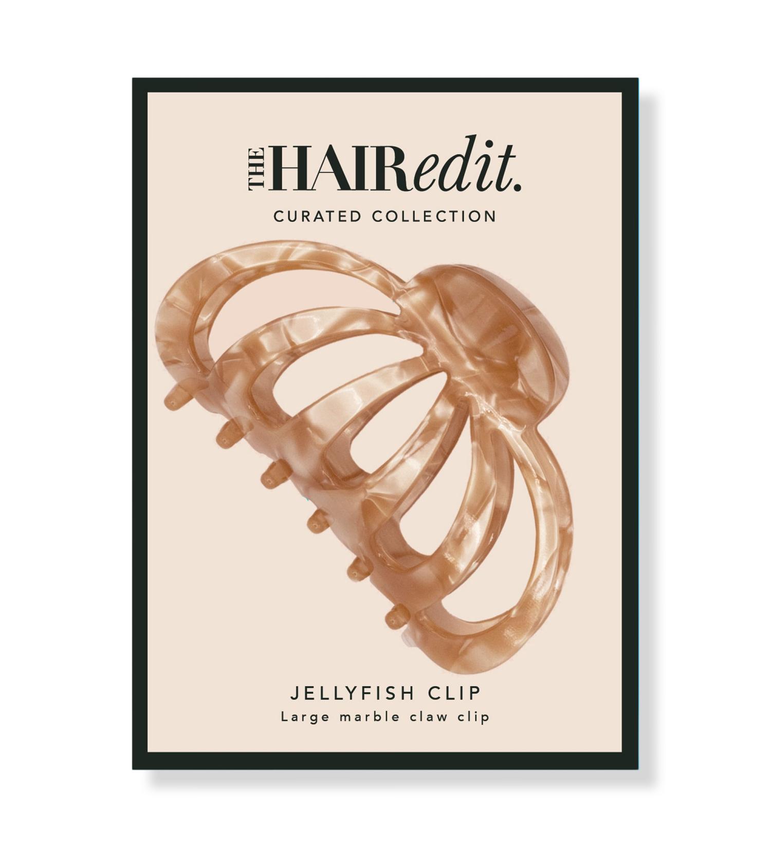 Discover The Hair Edit Jellyfish Claw Clip - Latte Marble - Elevate Your Style Instantly! - Buy Online on GoSupps.com