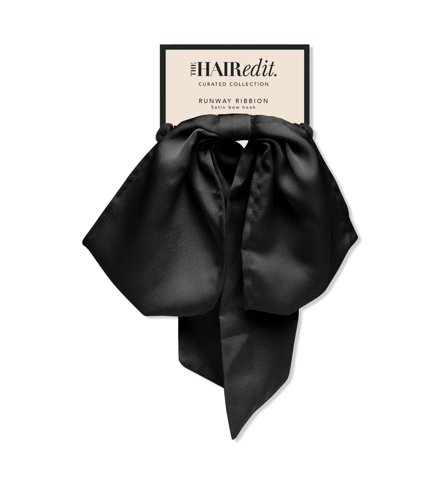 Discover The Hair Edit Runway Ribbon Bow Hook Satin Scrunchie - Elevate Your Style Instantly! - Buy Online on GoSupps.com