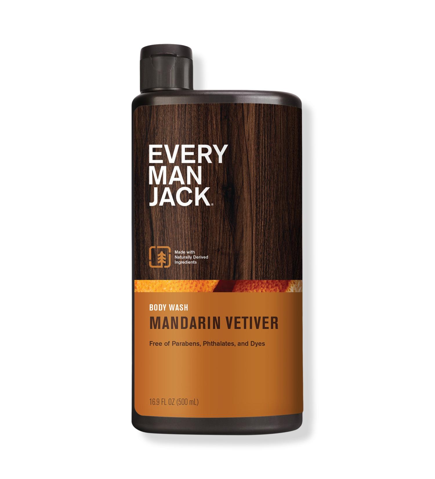Discover Every Man Jack Mandarin Vetiver Body Wash 16.9 oz - Elevate Your Style Instantly! - Buy Online on GoSupps.com