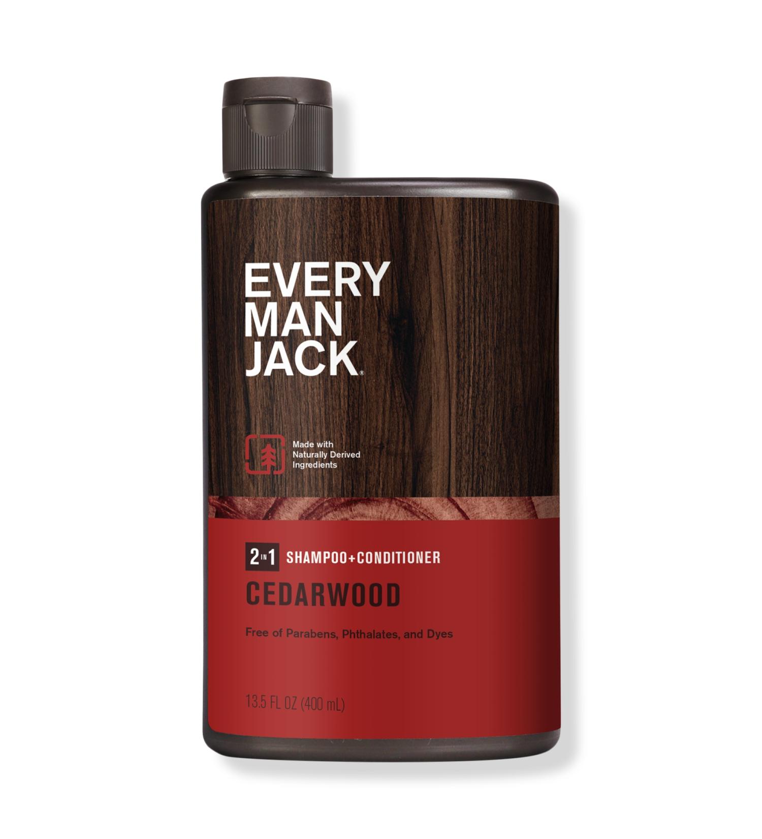 Every Man Jack Cedarwood Men's 2-in-1 Shampoo + Conditioner 13.5 oz - Discover Premium Quality Shop now! - Buy Online on GoSupps.com