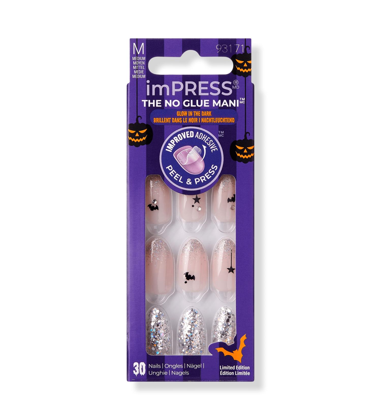 Discover Kiss imPRESS Halloween Press-On Nails, Caution Ahead 30 ct - Elevate Your Style Instantly! - Buy Online on GoSupps.com