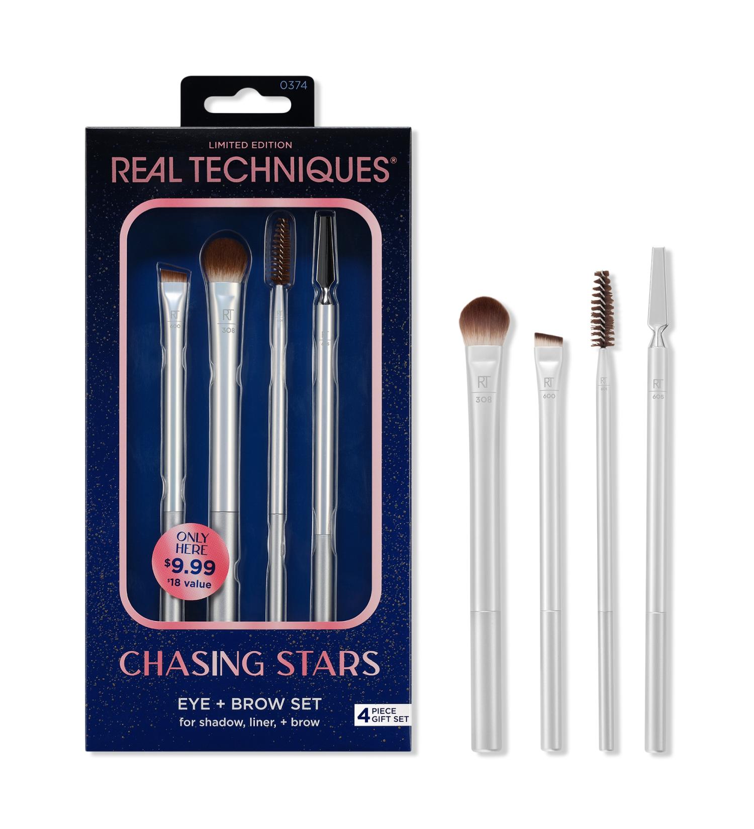 Real Techniques Chasing Stars Limited Edition Eye + Brow Brush Set 4 ct - Transform Your Style with the Best Innovation Today! - Buy Online on GoSupps.com