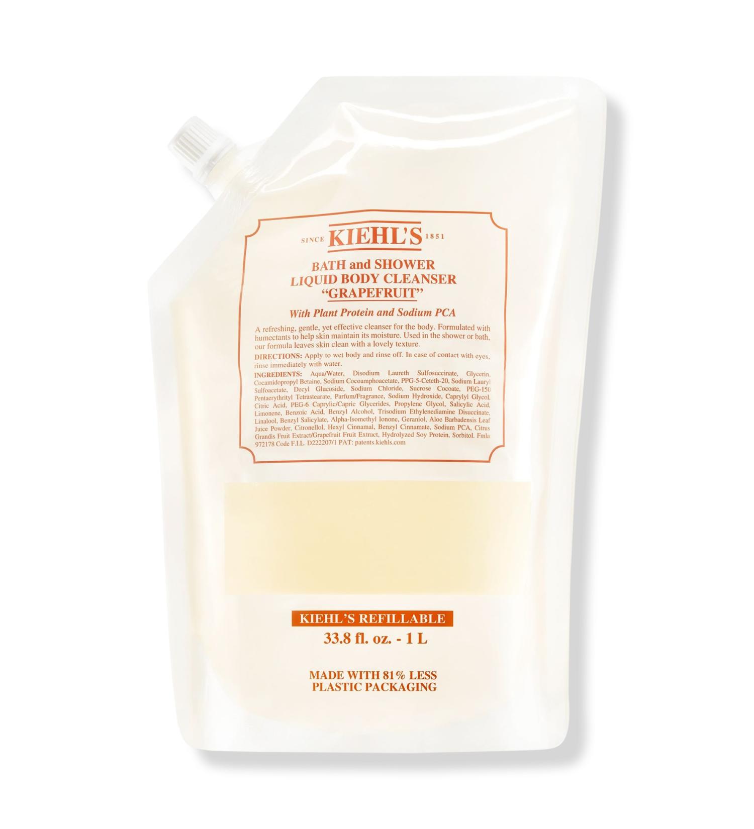 Kiehl's Since 1851 Bath and Shower Refillable Liquid Body Cleanser Refill 33.8 oz