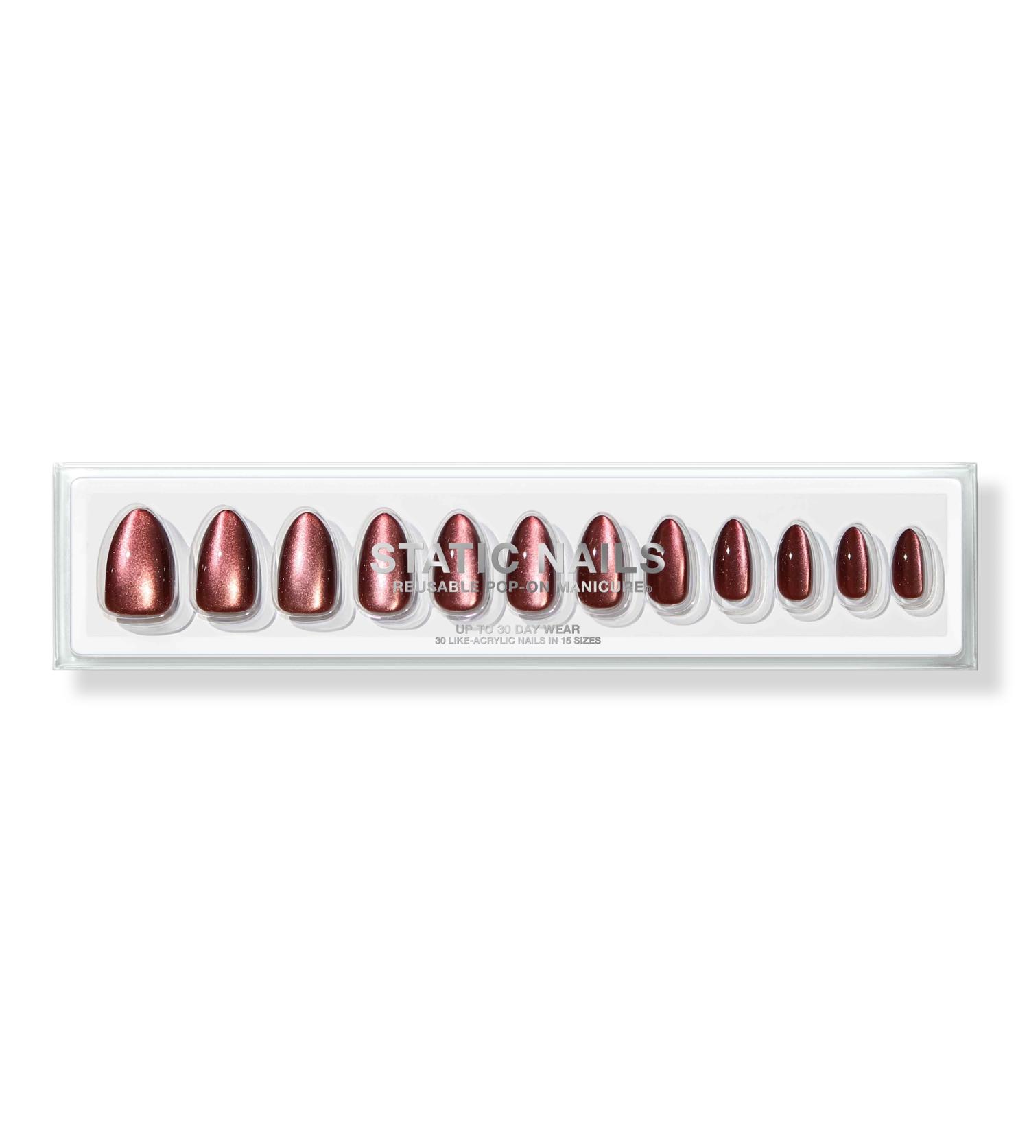 Discover Static Nails Influenced Like-Acrylic Reusable Pop-On Manicures - Elevate Your Style Instantly! - Buy Online on GoSupps.com