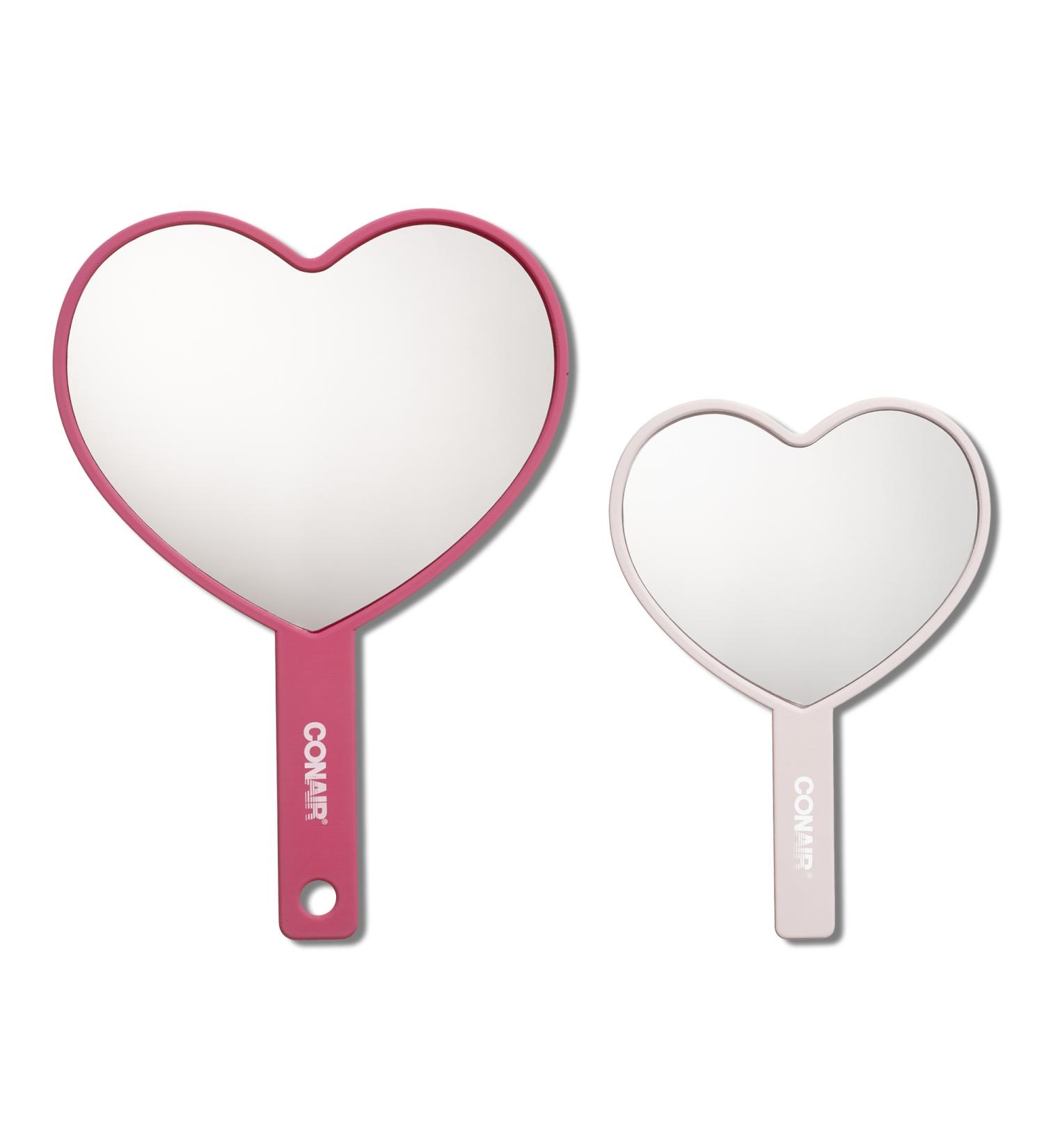 Discover Conair Handheld Heart Mirrors 2 ct - Elevate Your Style Instantly! - Buy Online on GoSupps.com