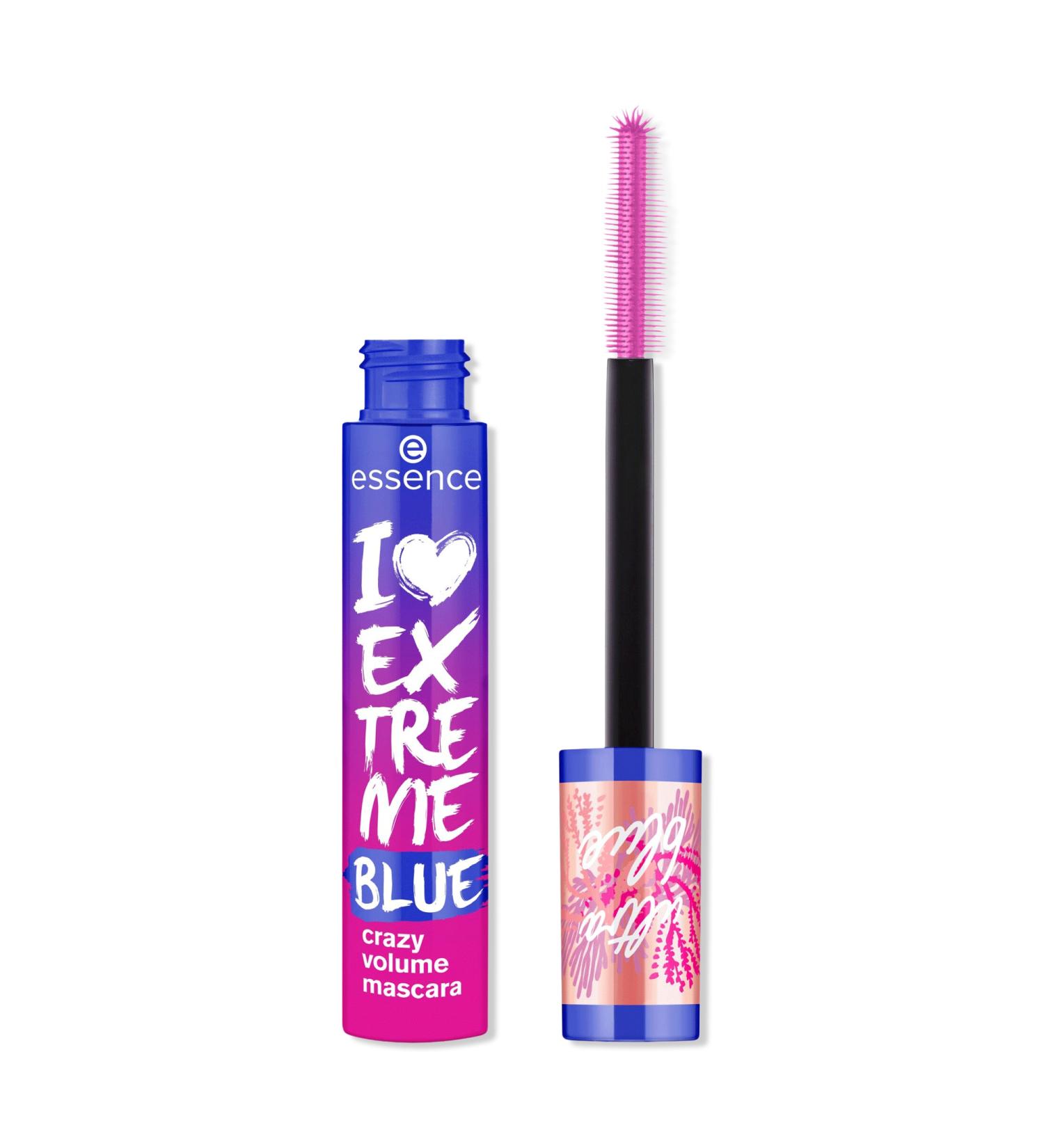 Discover Essence Live Life In Coral I Love Extreme Blue Crazy Volume Mascara Blue-tiful Corals! (bright ocean blue) - Elevate Your Style Instantly! - Buy Online on GoSupps.com