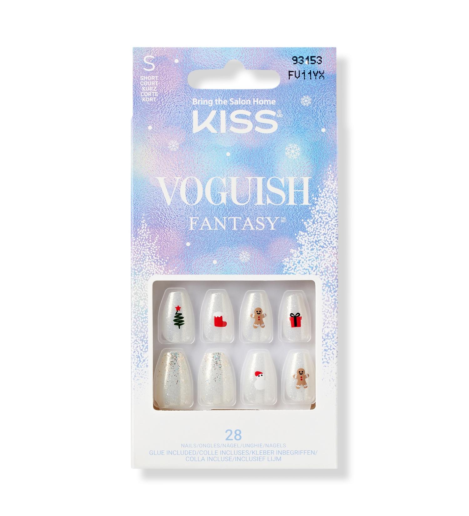 Kiss Fancy Elves Voguish Fantasy Holiday Press-On Nails 28 ct - Transform Your Style with the Best Innovation Today! - Buy Online on GoSupps.com
