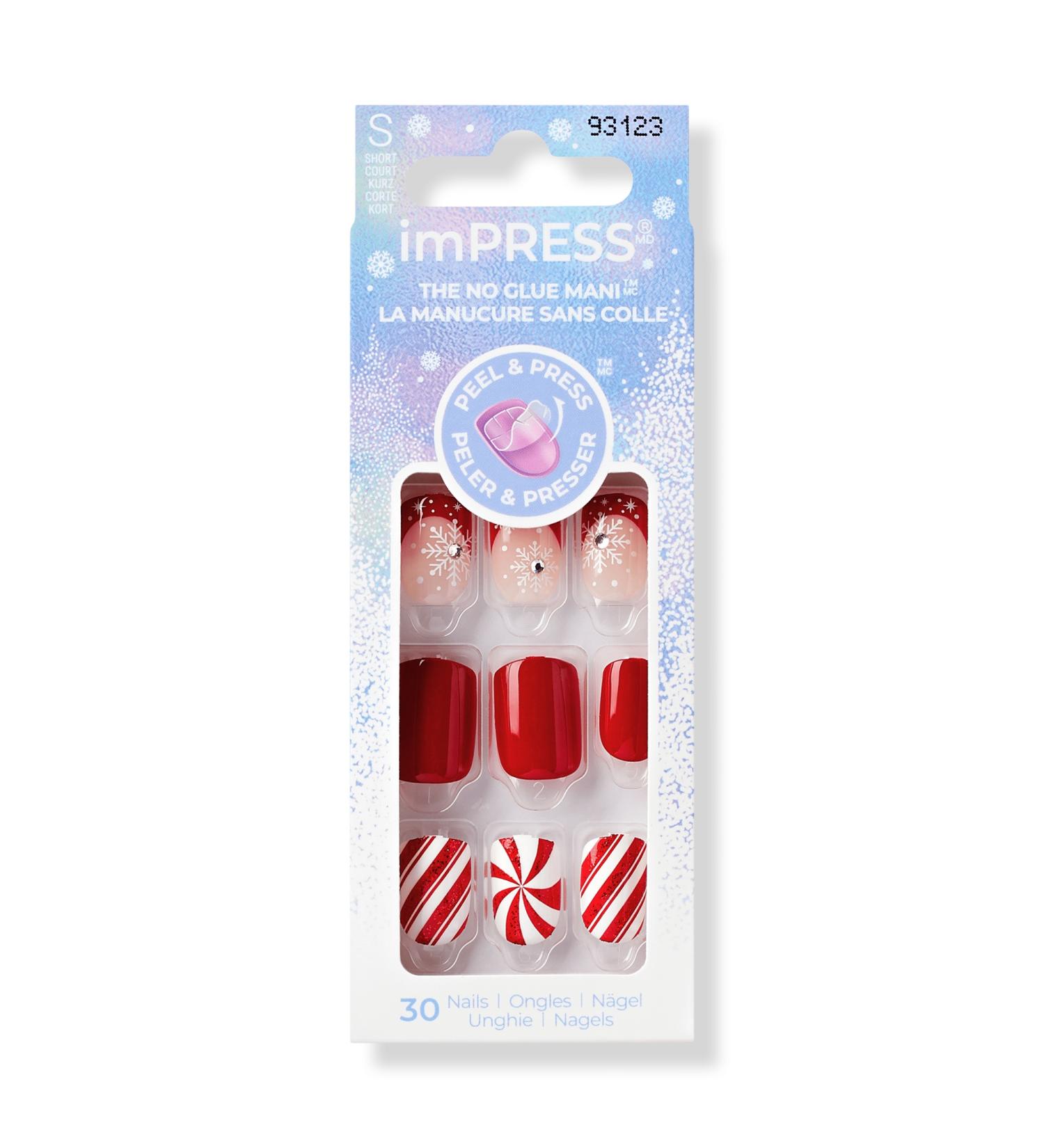 Discover Kiss Winter Warmth imPRESS Holiday Press-On Nails 30 ct - Elevate Your Style Instantly! - Buy Online on GoSupps.com