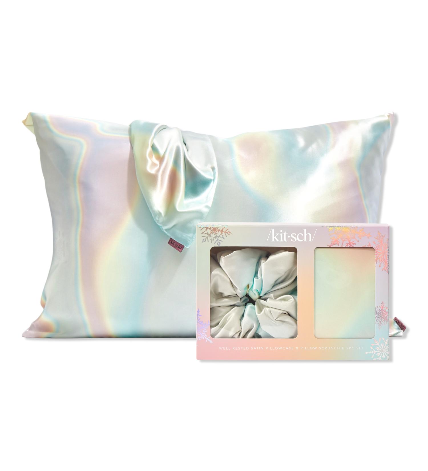 Kitsch Well Rested Satin Pillowcase And Pillow Scrunchie 2 Piece Set 2 ct - Transform Your Style with the Best Innovation Today! - Buy Online on GoSupps.com