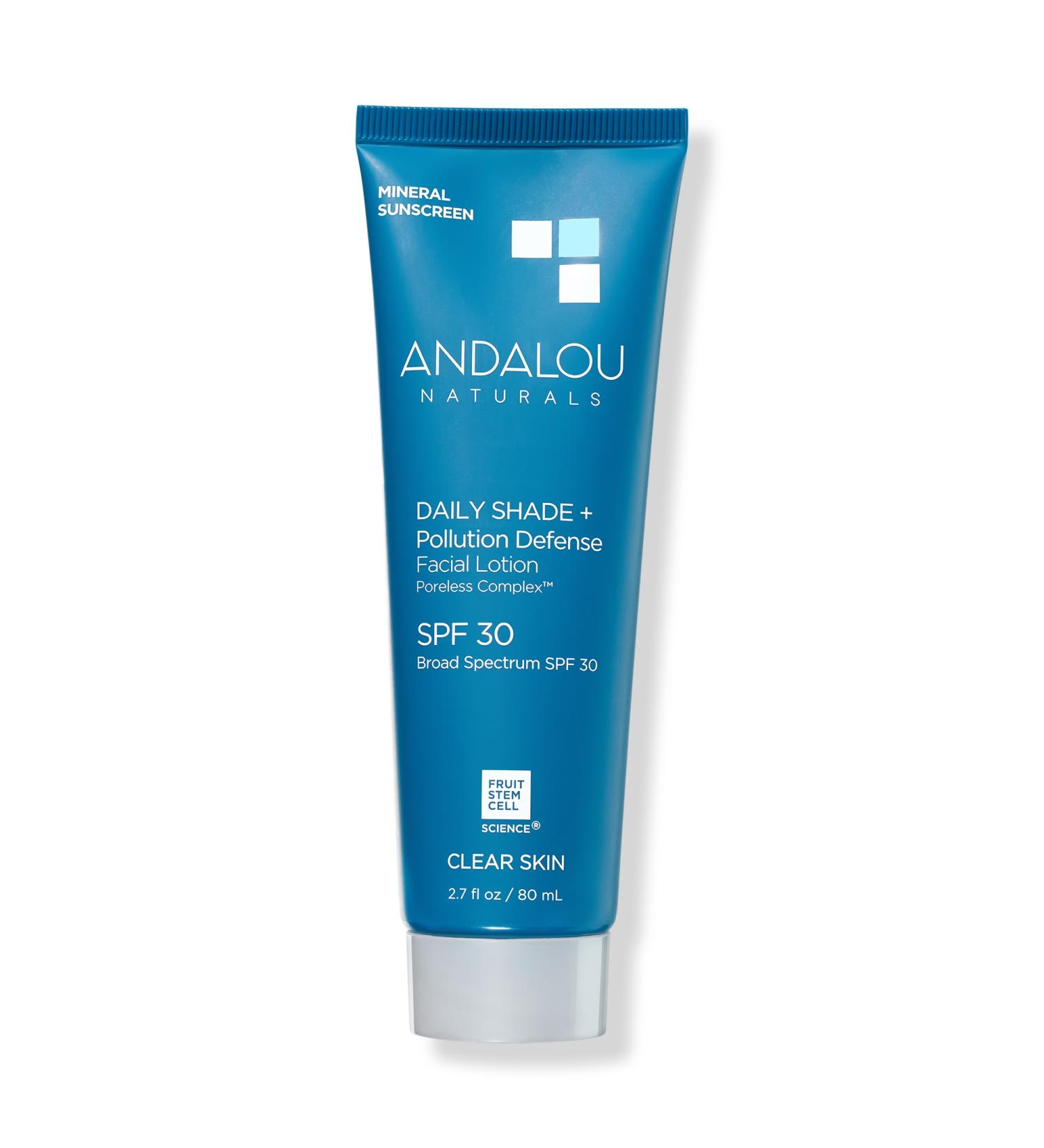Discover Andalou Naturals Clear Skin Daily Shade Pollution Defense Mineral Sunscreen SPF 30 2.7 oz - Elevate Your Style Instantly! - Buy Online on GoSupps.com