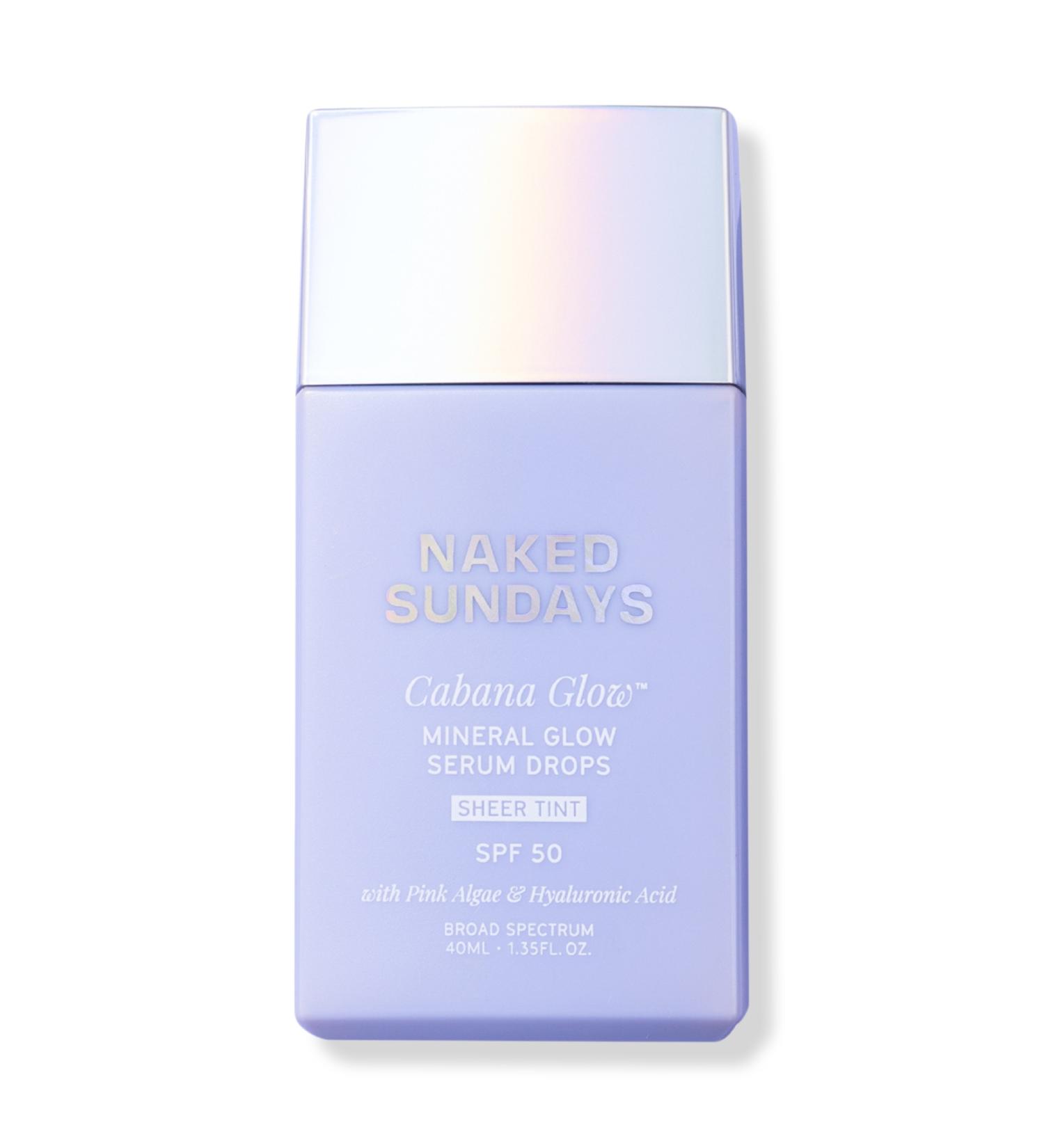 Naked Sundays CabanaGlow Mineral Glow Drops SPF50 Sheer 1.35 oz - Transform Your Style with the Best Innovation Today! - Buy Online on GoSupps.com