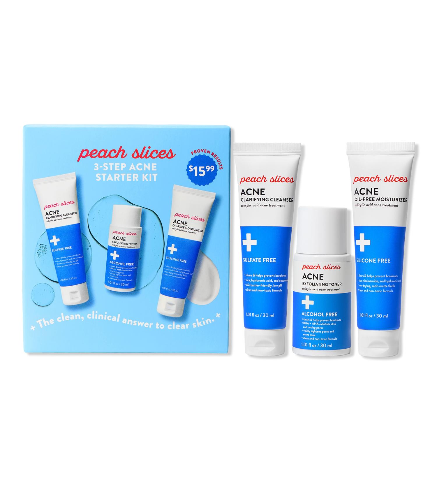Discover Peach Slices 3-Step Acne Starter Kit - Elevate Your Style Instantly! - Buy Online on GoSupps.com